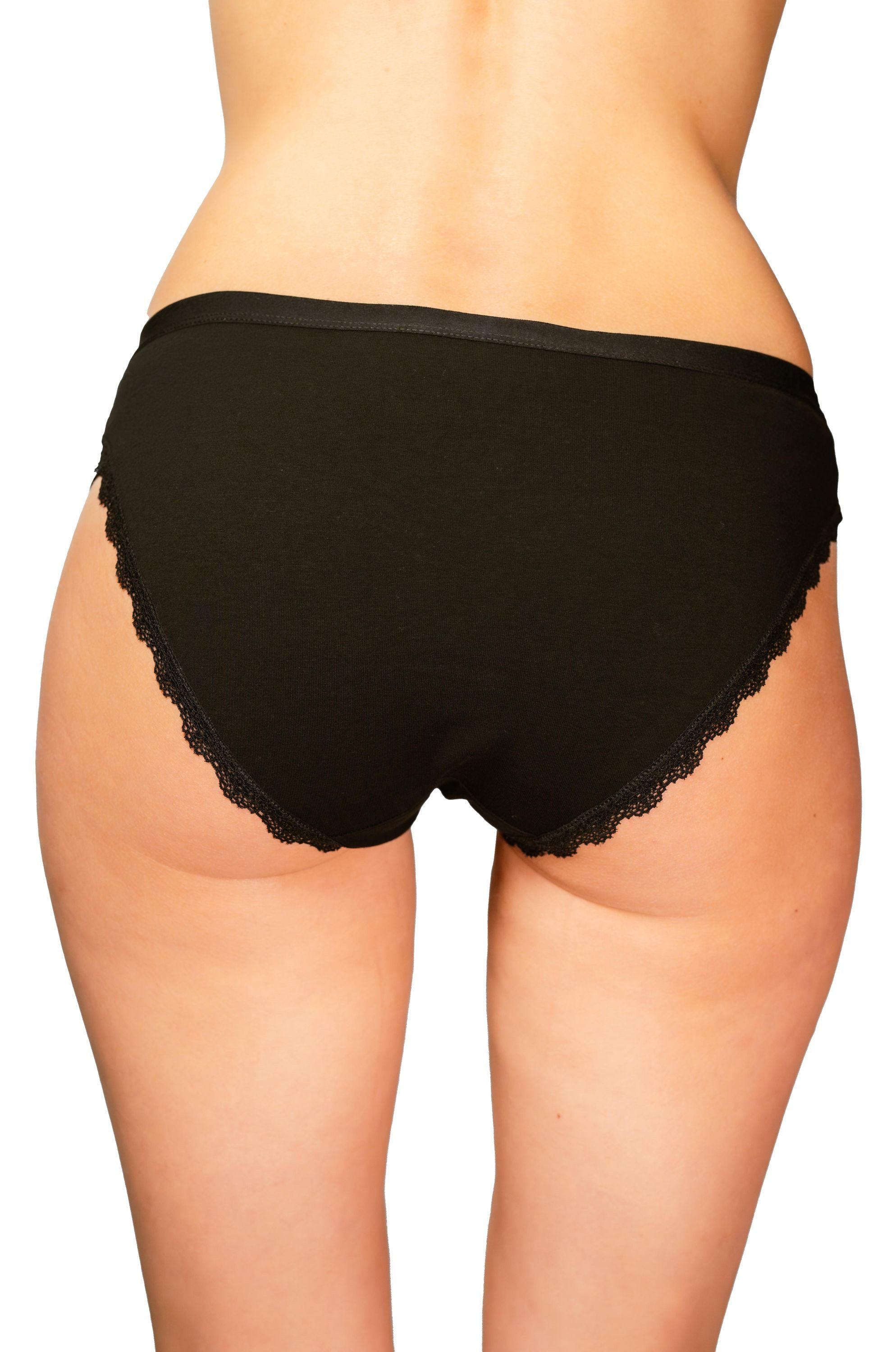 Alkato Slip Damen Slips Baumwolle Unterwäsche 5er Pack – Bild 4 von 5