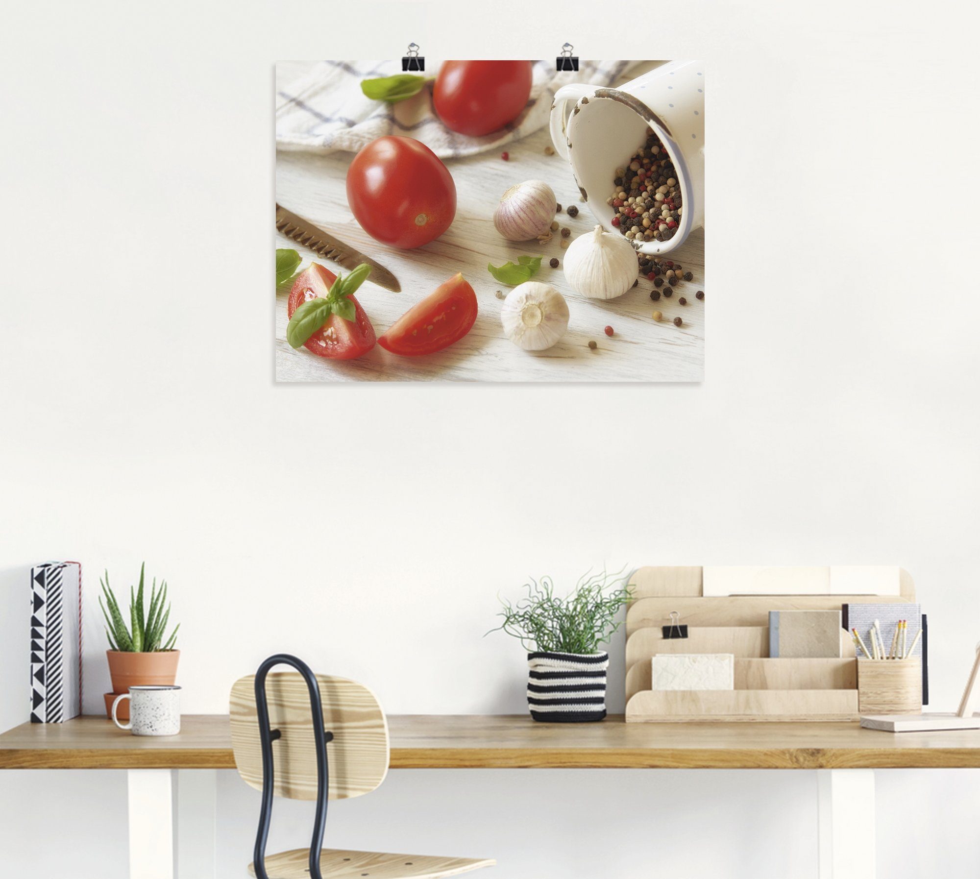 Artland in Frische oder St), Größen Küche, Leinwandbild, versch. Wandaufkleber Lebensmittel Poster als Wandbild (1