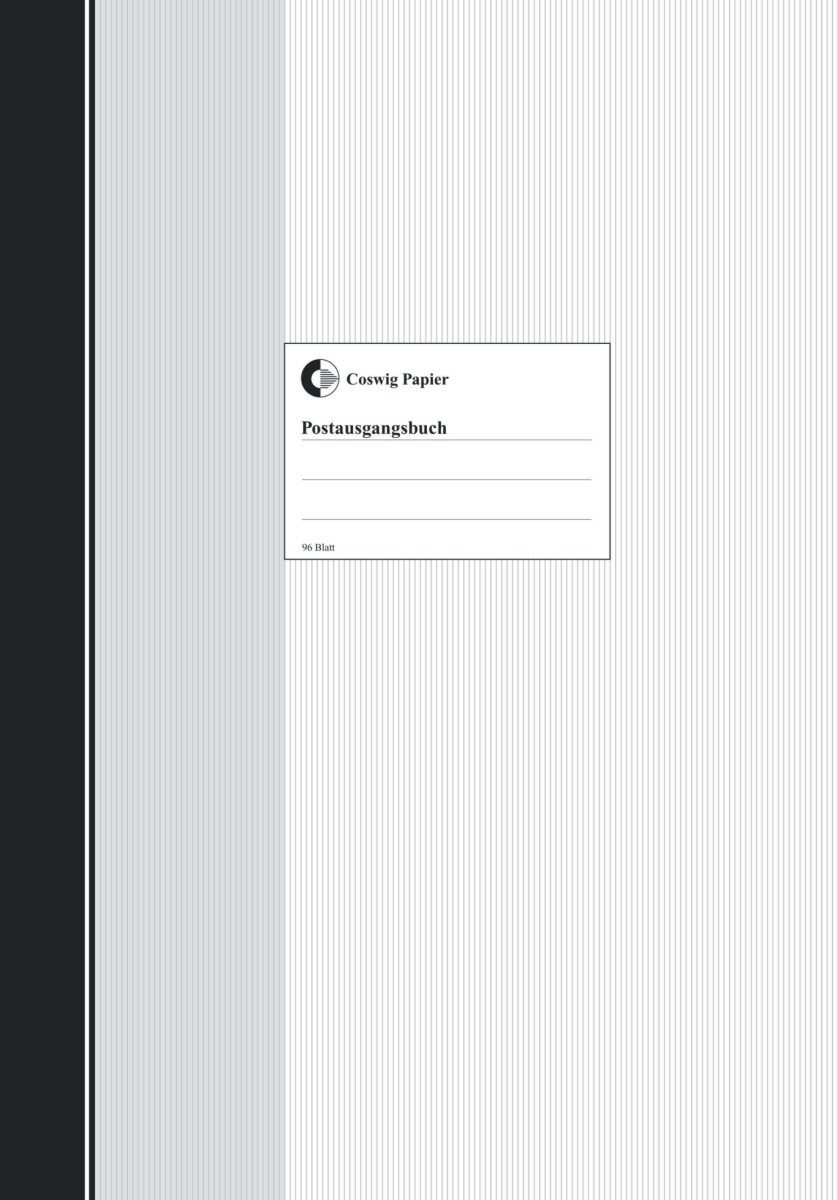 König & Ebhardt Formularblock Postausgangsbuch A4 96 Blatt (5 Stück)