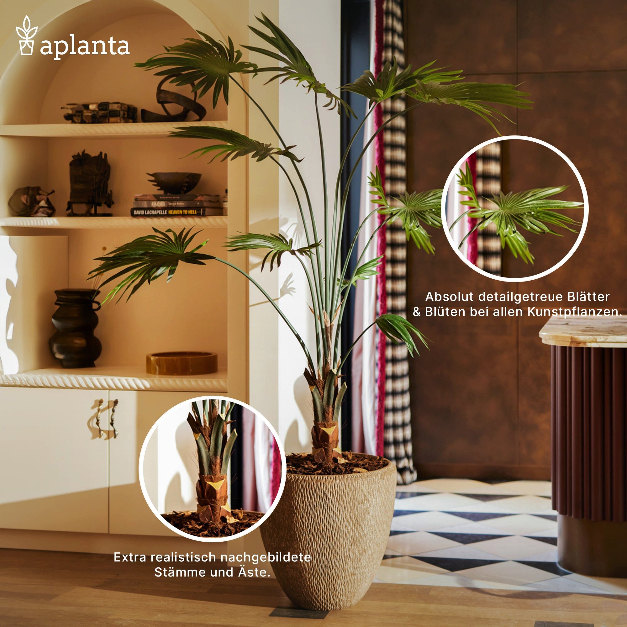 Kunstbaum Künstlicher Eucalyptus Baum - Parla, 150 cm, aplanta