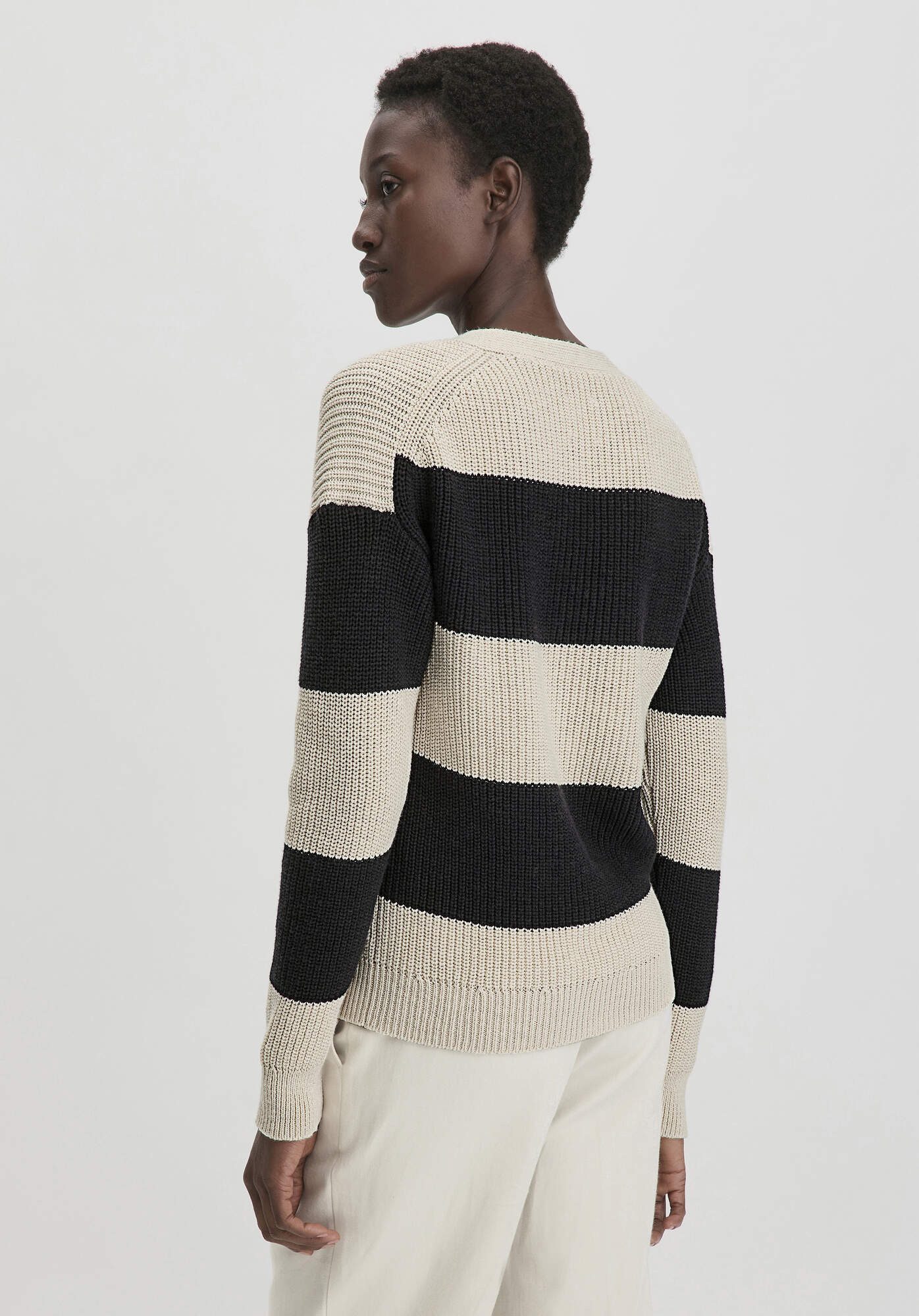 Hessnatur Strickpullover aus reiner Bio-Baumwolle (1-tlg)