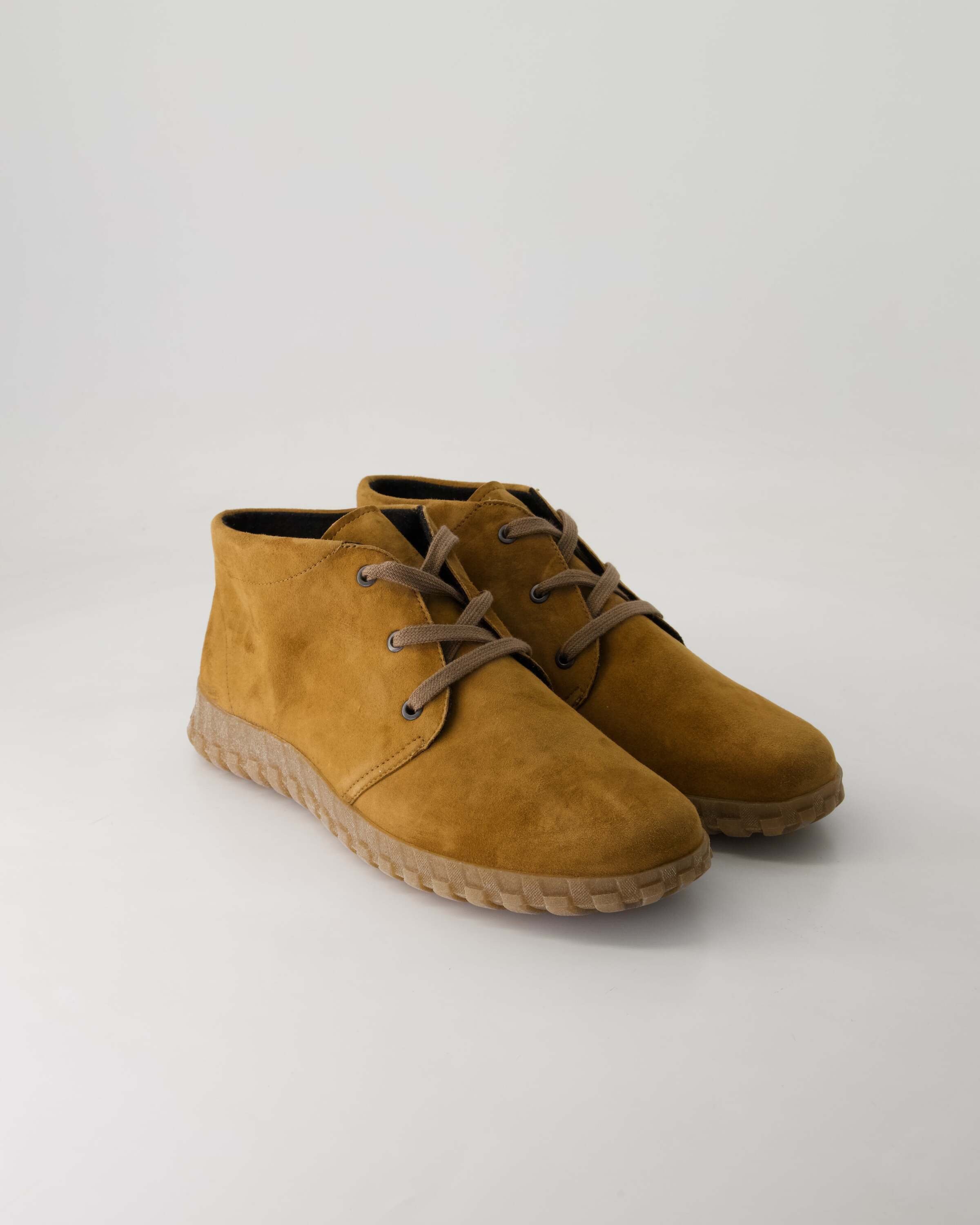 Semler Samt-Chevro Schnürstiefelette Obermaterial: Leder