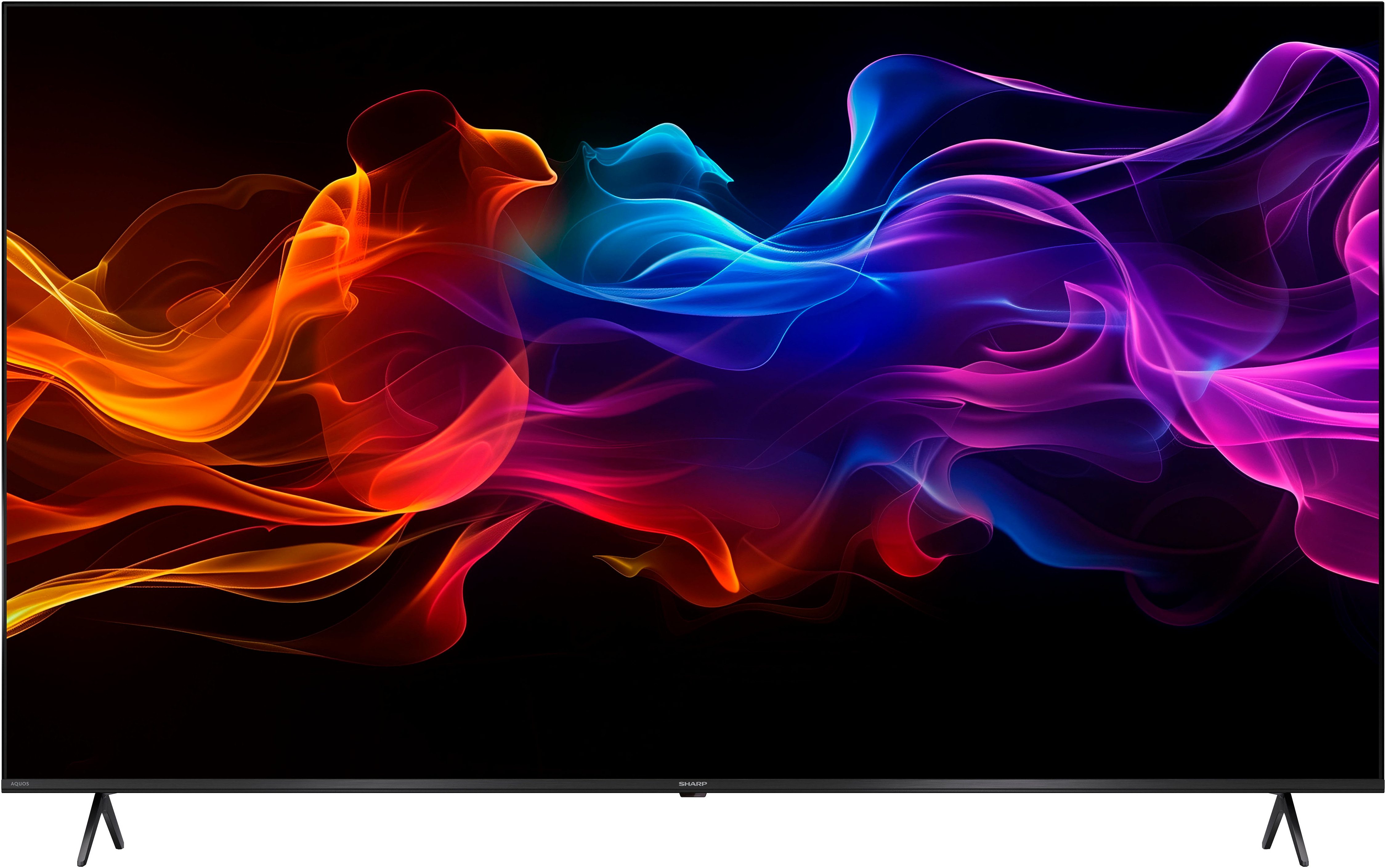Sharp 4T-C65HPx QLED-Fernseher (164 cm/65 Zoll, 4K Ultra HD, Smart-TV, Google TV)