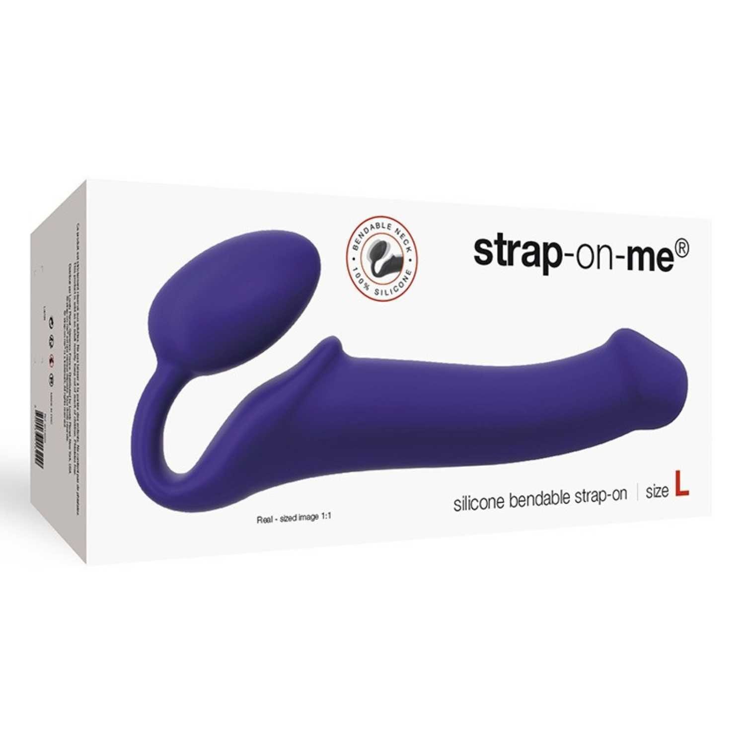 strap-on-me® Strap-On-Me L Dildo violett Strapon Strapless Strap-on-Dildo