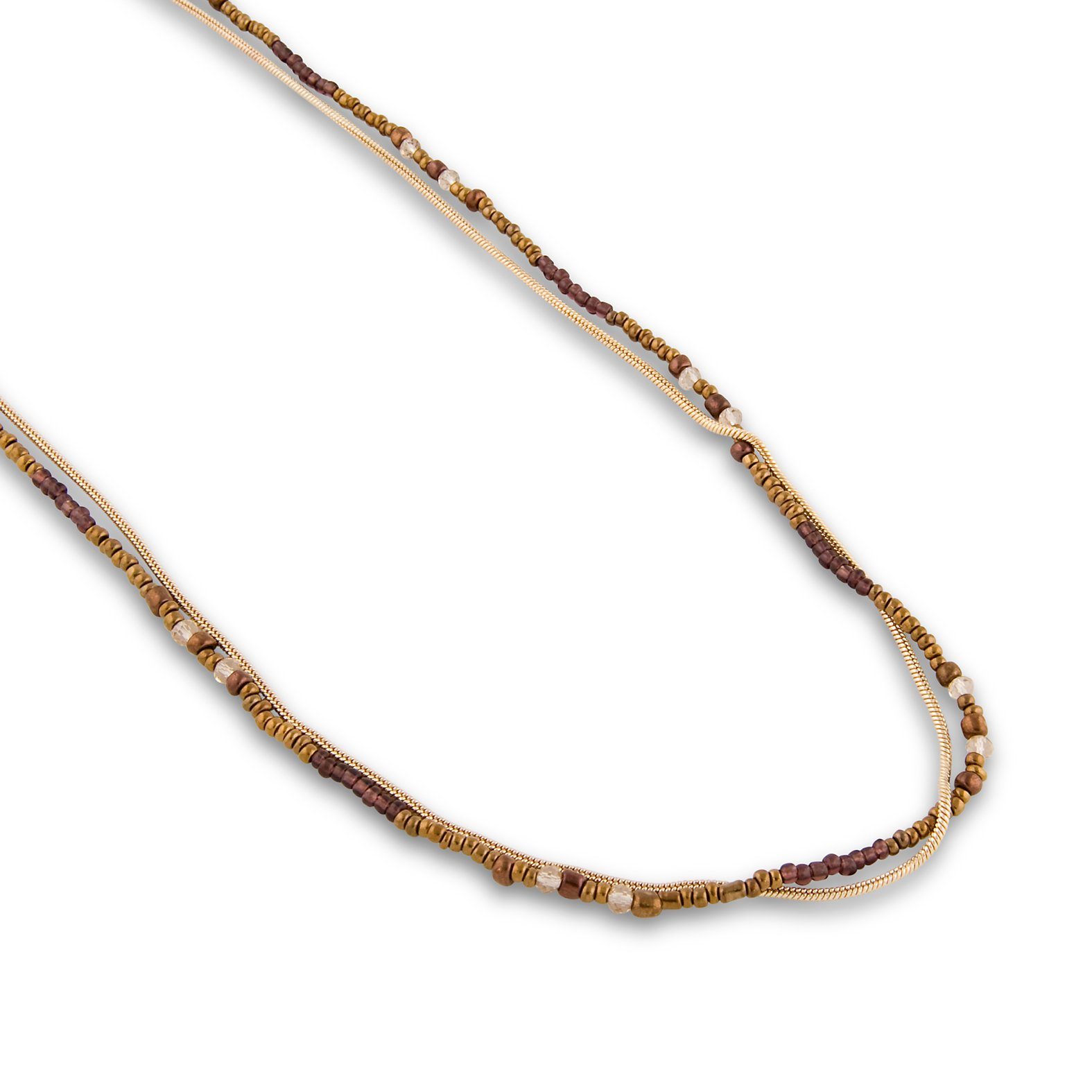 PEARLS FOR GIRLS Halsband »PEARLS FOR GIRLS Kette lässige Damen Halskette  mit Glas-Perlen Halsschmuck Gold« online kaufen | OTTO