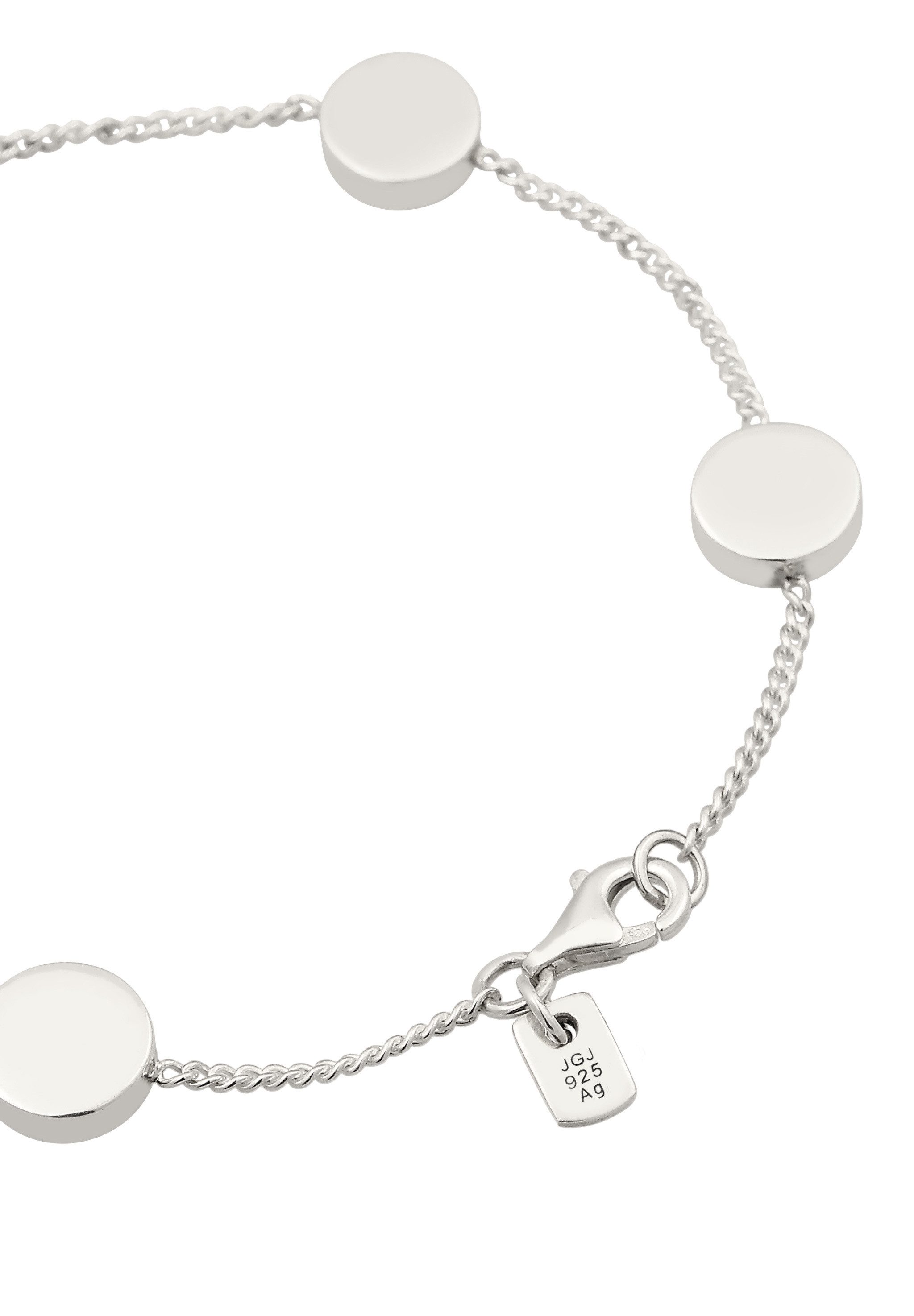 Kuzzoi Silberarmband Plättchen Malachit Grün 925 Sterling Silber