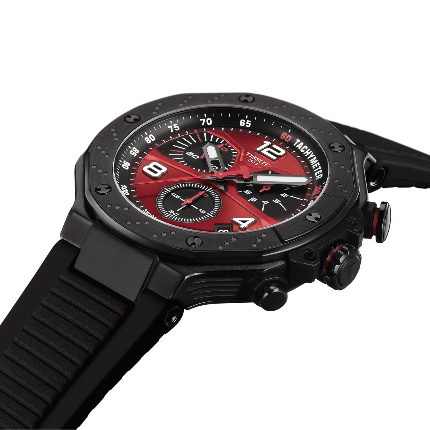Tissot Schweizer Uhr Herrenuhr Chronograph TISSOT T-Race MotoGP 2026 45 mm, Limited Edition