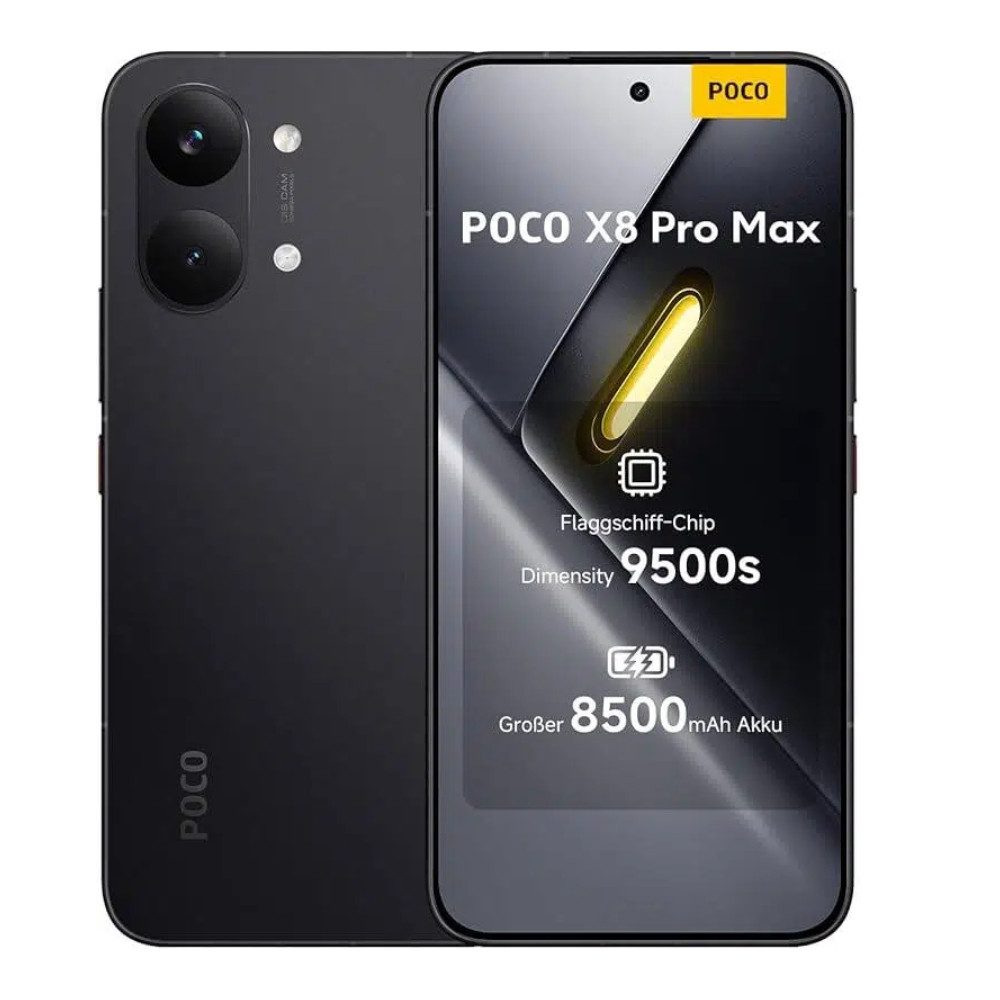 Xiaomi POCO X8 Pro Max 12GB 256GB schwarz Smartphone (6.83 Zoll, 256 GB Speicherplatz, 50 MP Kamera)