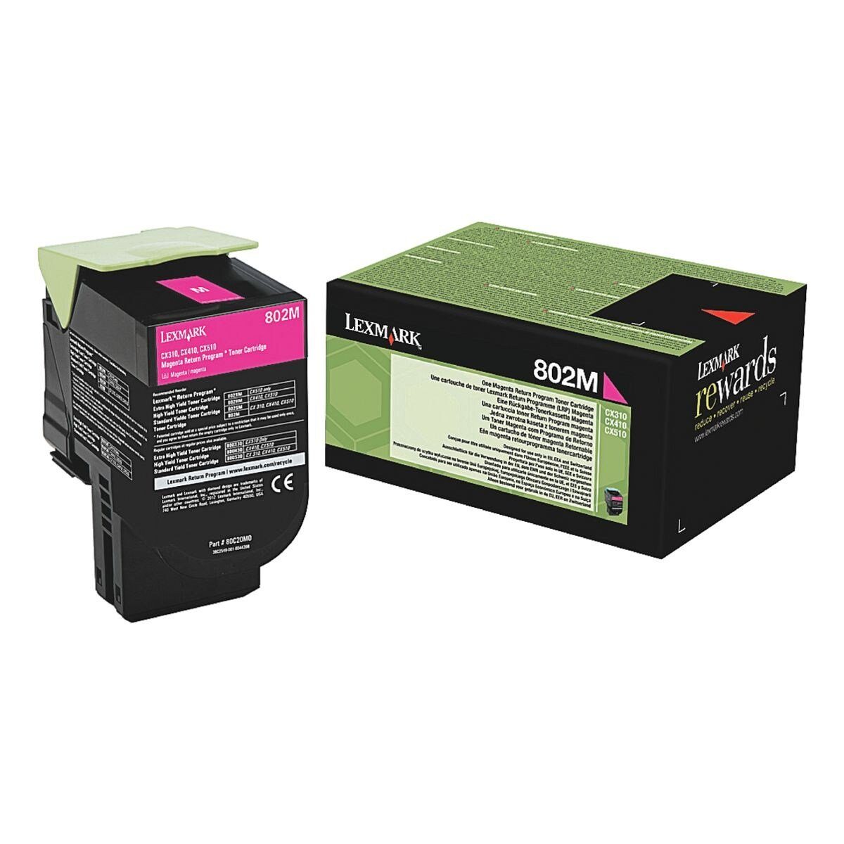 Lexmark Tonerpatrone 802M magenta