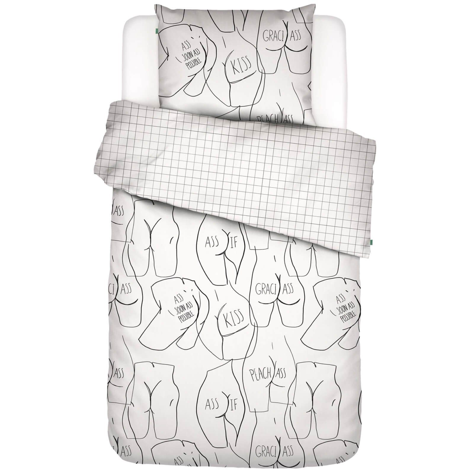 Bettwäsche Ass If White, Covers & Co, Perkal, 2 teilig, SelfloveLook