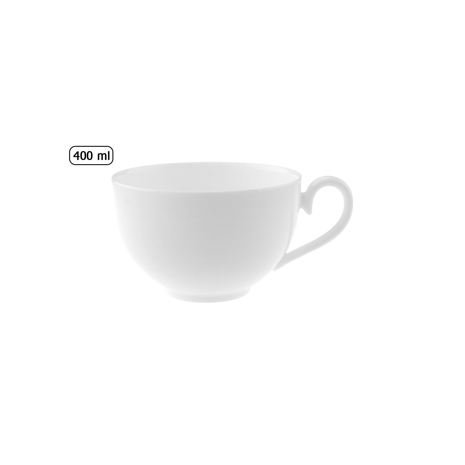 Villeroy & Boch Cappuccinotasse Royal Café au lait 400 ml 6er Set, 6-tlg., Porzellan