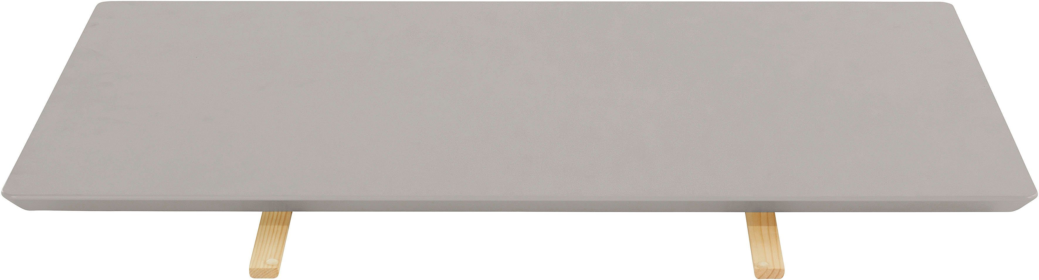 andas Ansteckplatte Vallby, 1St., Tischplatte in einer pflegeleichtem  Linolium, Breite 50 cm
