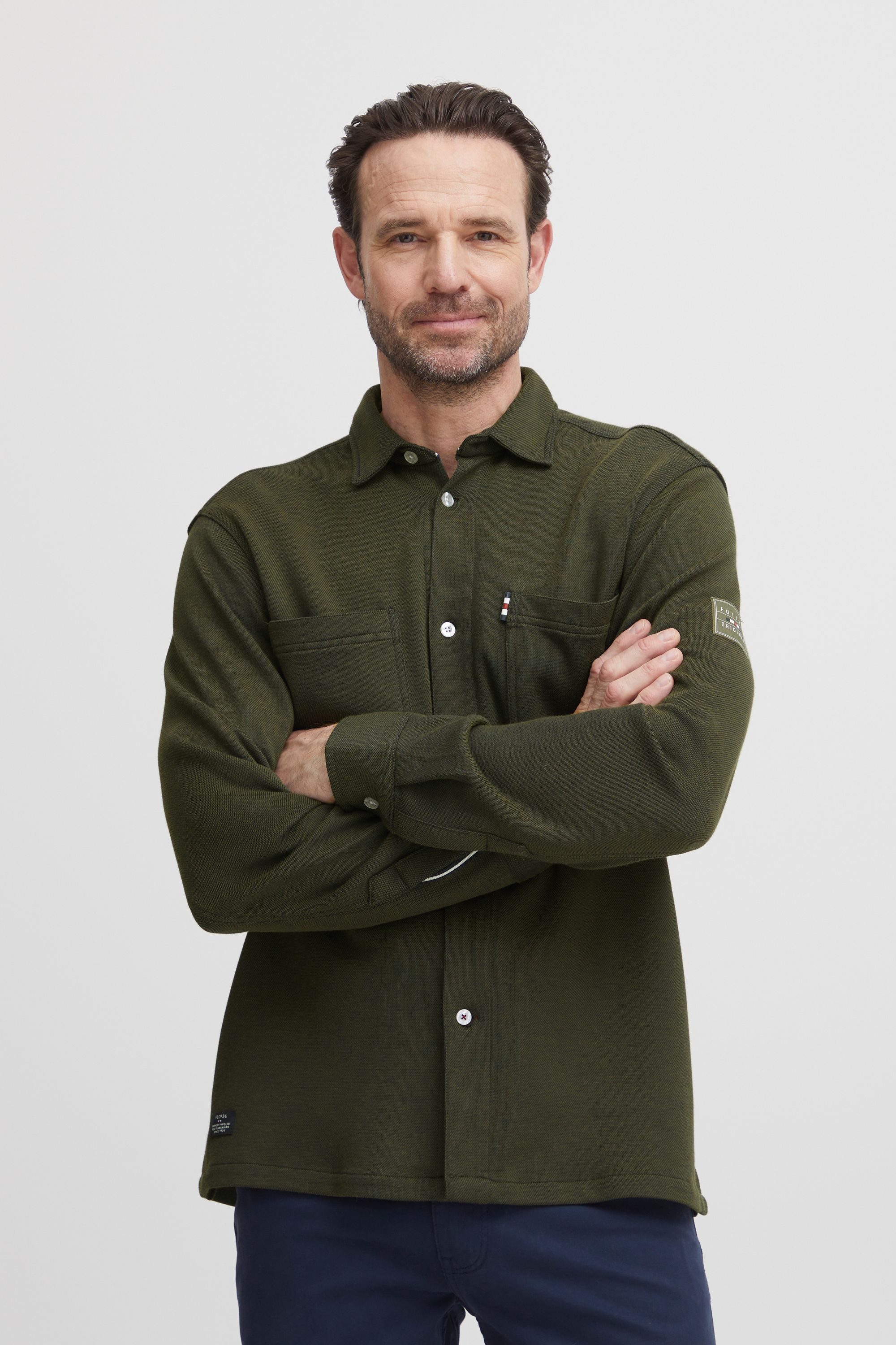 FQ1924 Hemdjacke FQOliver Modische Jacke