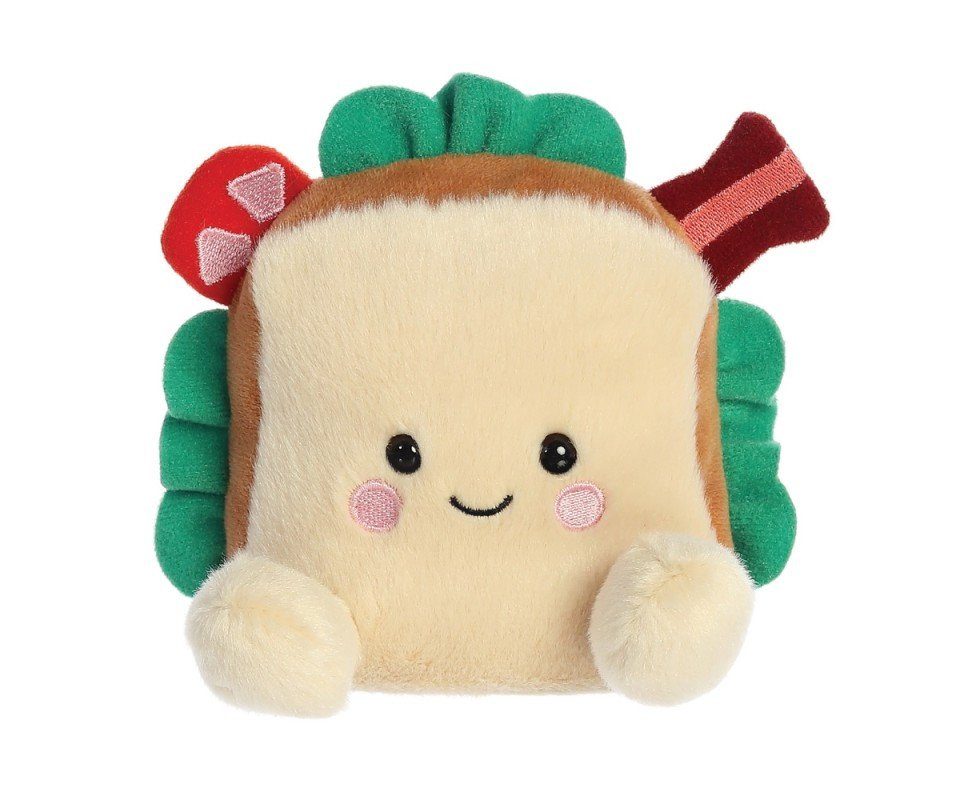 Aurora World Plüschfigur Aurora 33844 - Palm Pals Tomas Sandwich Soft Toy, Plüsch, 13 cm