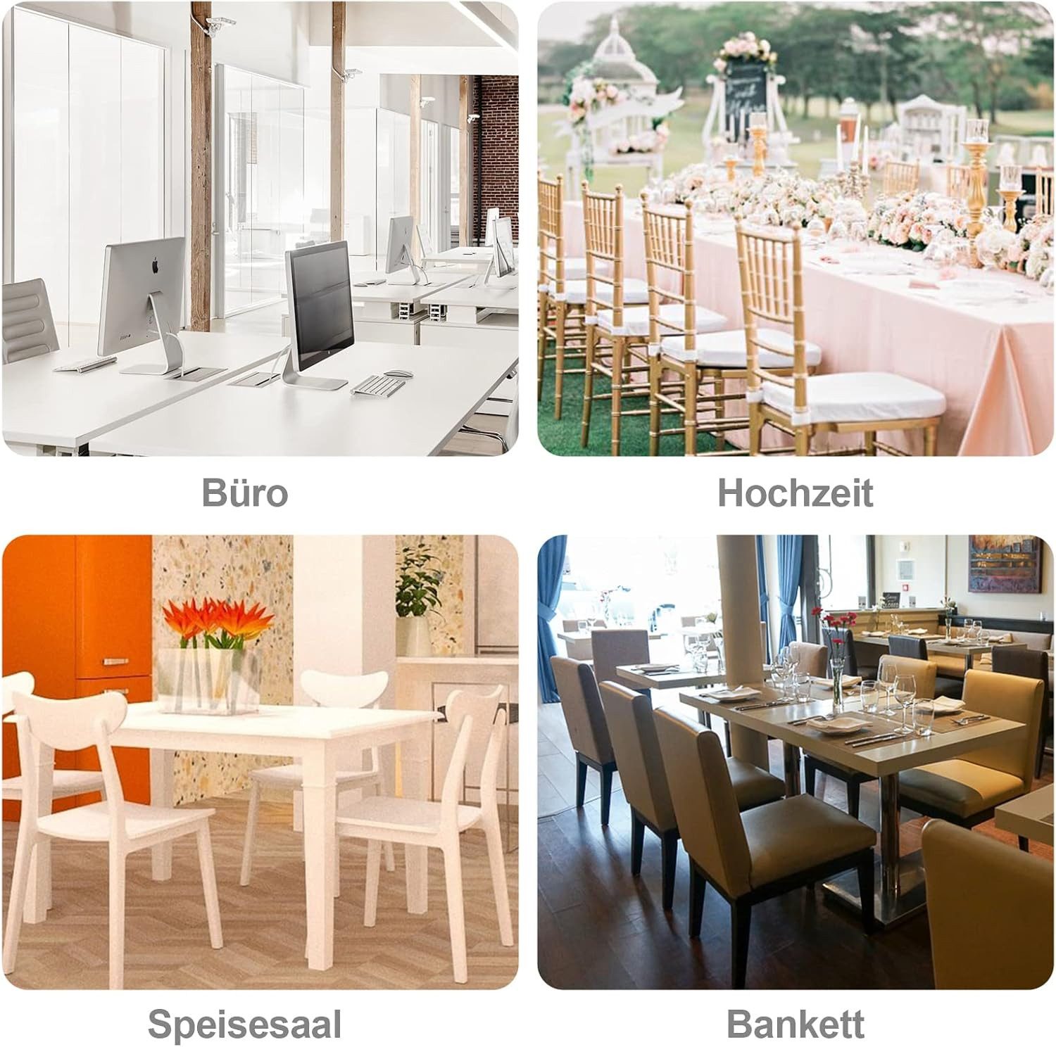 Coonoor Bürostuhlhusse Stretch Stuhlhussen Stuhlbezug Schwingstuhl Elastisc günstig online kaufen