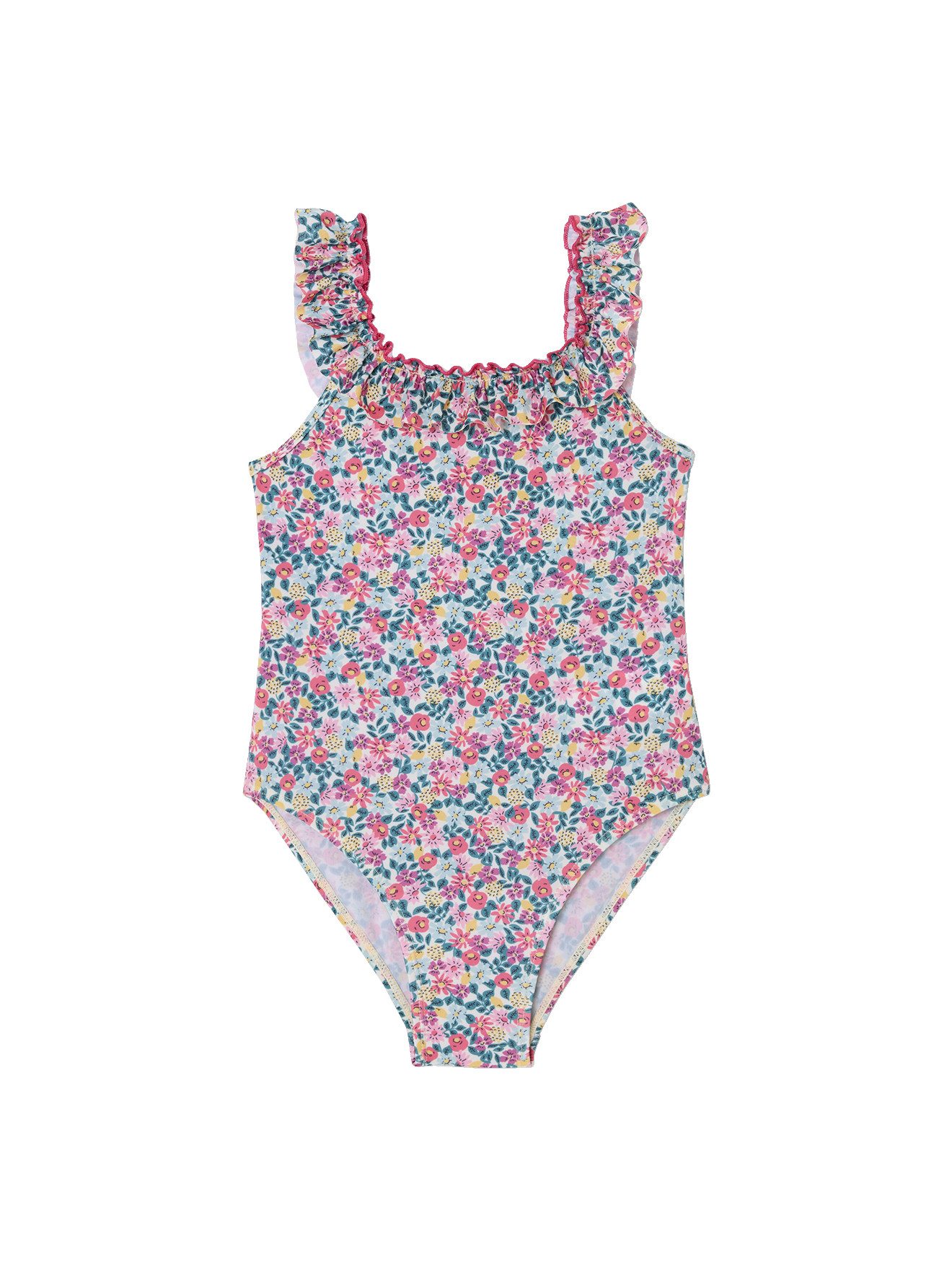 Badeanzug Mädchen Badeanzug mit Blumenprint