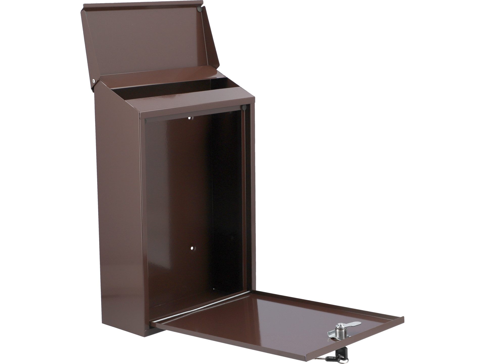 TRIZERATOP Briefkasten Briefkasten 400x250x100mm braun (Briefkasten 400x250x100mm braun, Briefkasten 400x250x100mm braun)