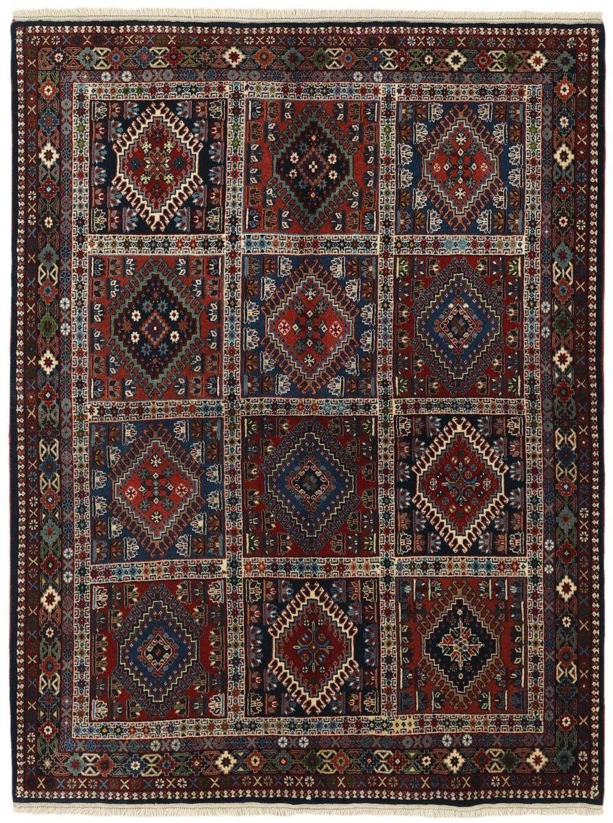 Orientteppich Yalameh 152x195 Handgeknüpfter Orientteppich / Perserteppich, Nain Trading, rechteckig, Höhe: 12 mm