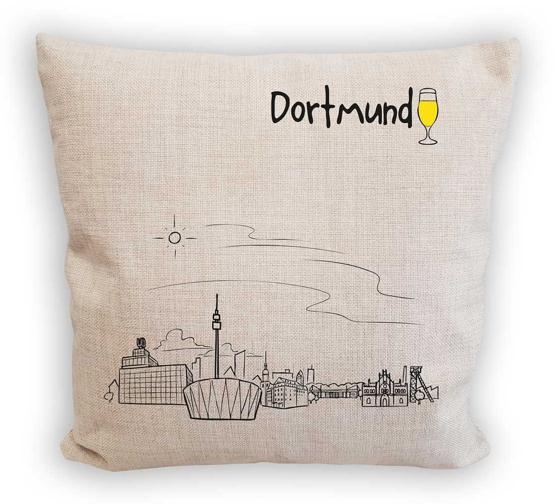 Dekokissen Stadtmeister Dortmund die Skyline