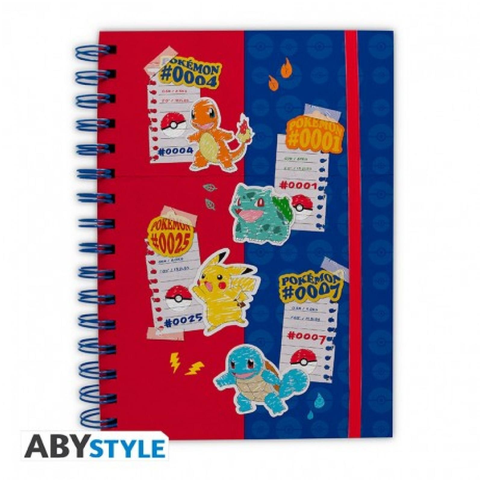 ABYstyle Notizblock POKEMON - Notebook Blue & Red Partners