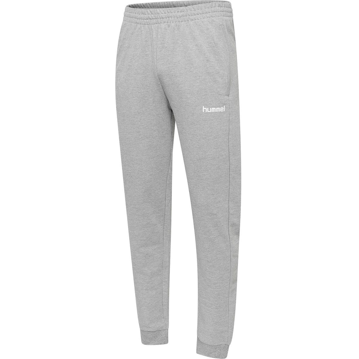 hummel Jogginghose Freizeithose hmlGO Cotton Pant (Baumwolle) lang grau Her günstig online kaufen
