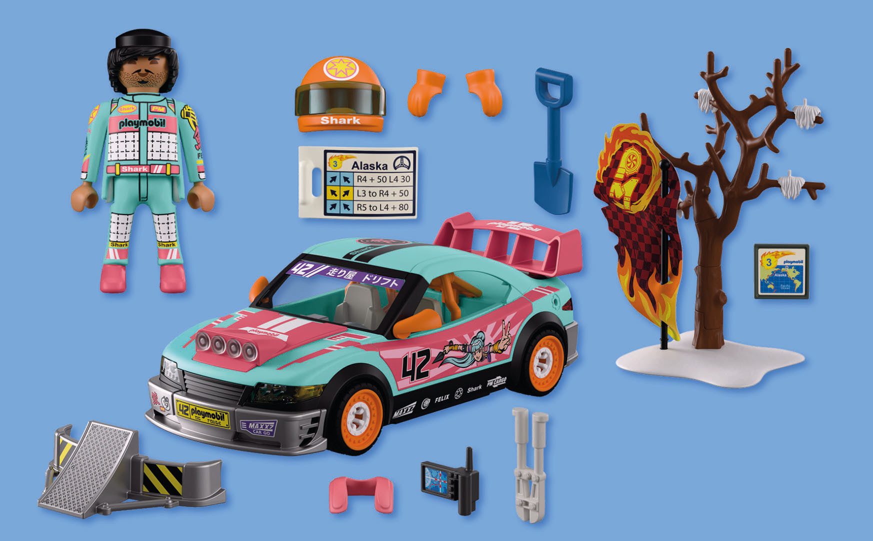 Playmobil® Offroad Tuningcar (72062), City Action Konstruktions-Spielset, (66 St), Made in Europe