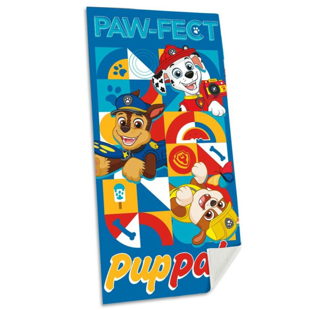 Strandtuch Paw Patrol Chase Badetuch Strandtuch 70x140 cm 100% Baumwolle