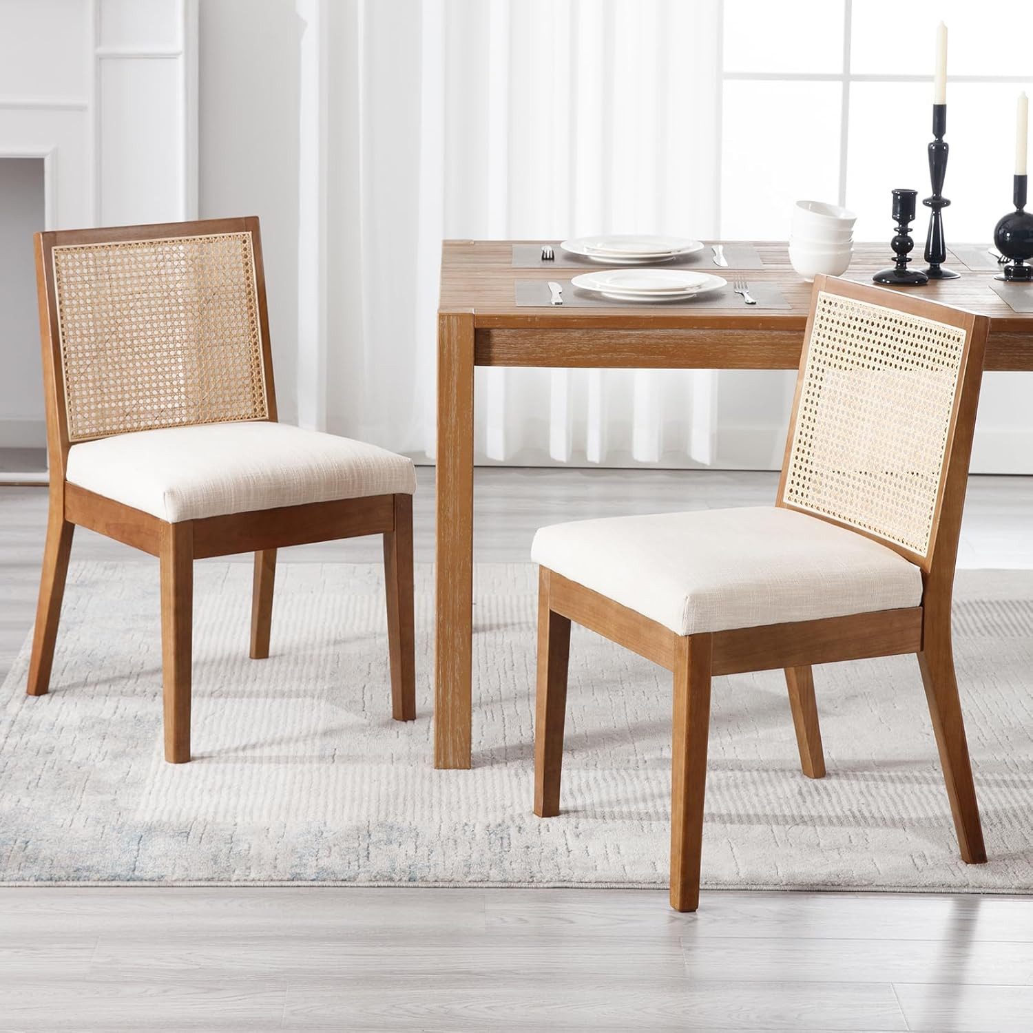 WAHSON OFFICE CHAIRS Esszimmerstuhl Vintage Rattan günstig online kaufen