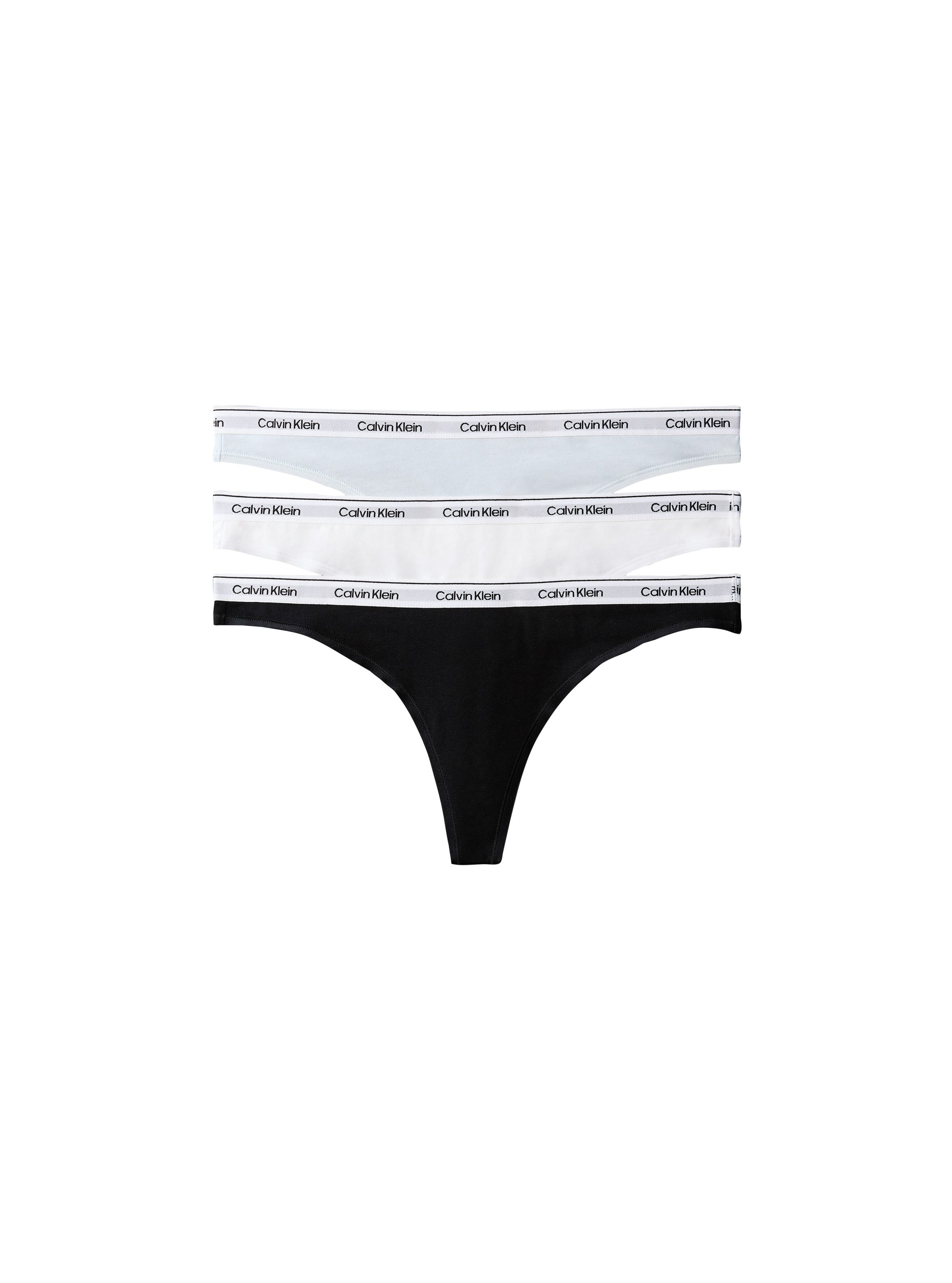 Calvin Klein Underwear Tanga THONG 3PK (Packung, 3er-Pack) Körpernahe Passform mit elastischem Bund