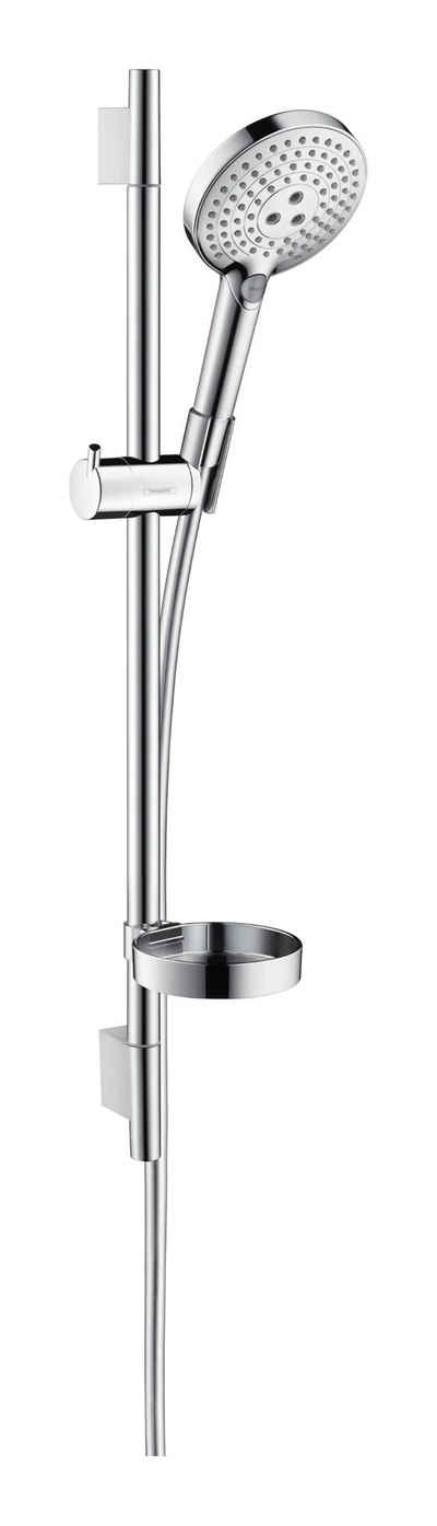 hansgrohe Stangenbrause-Set Raindance Select S, Höhe 100.8 cm, 3 Strahlart(en), Brauseset 120 3jet Unica Puro m. Brausestange 900 mm