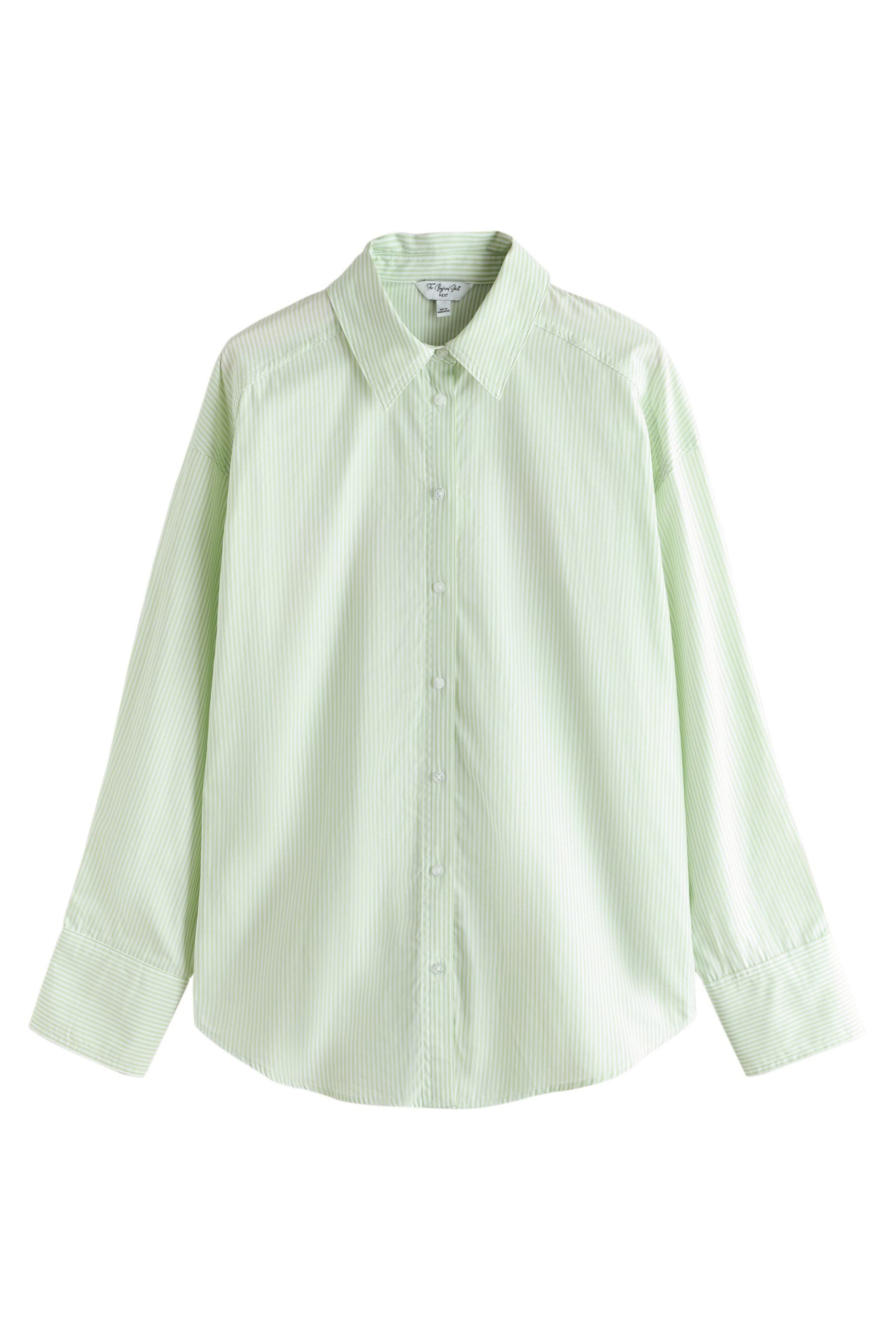 Next Hemdbluse Oversized Fit Boyfriend-Hemd, Kurzgröße (1-tlg)