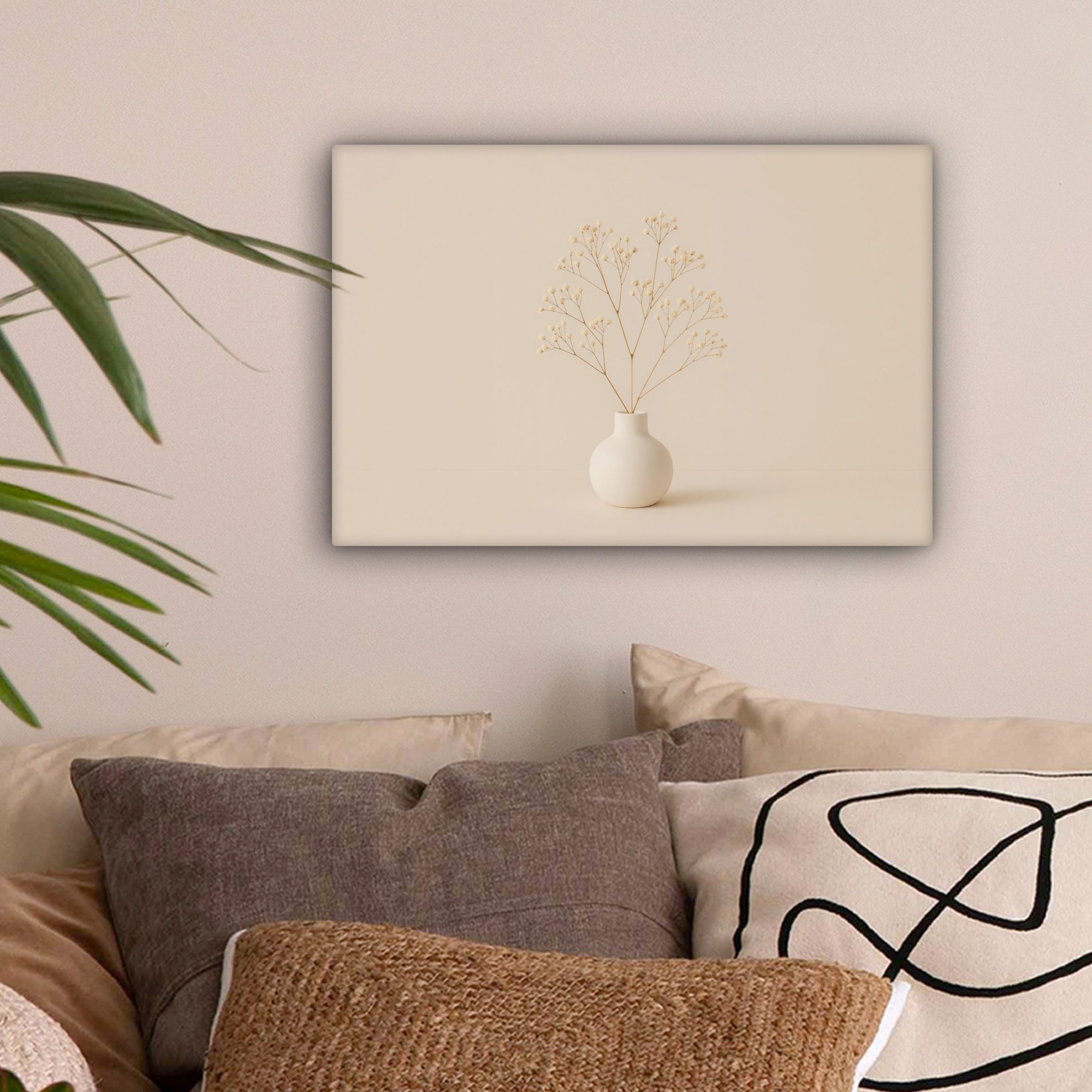 OneMillionCanvasses® Leinwandbild Vase - Zweige - günstig online kaufen