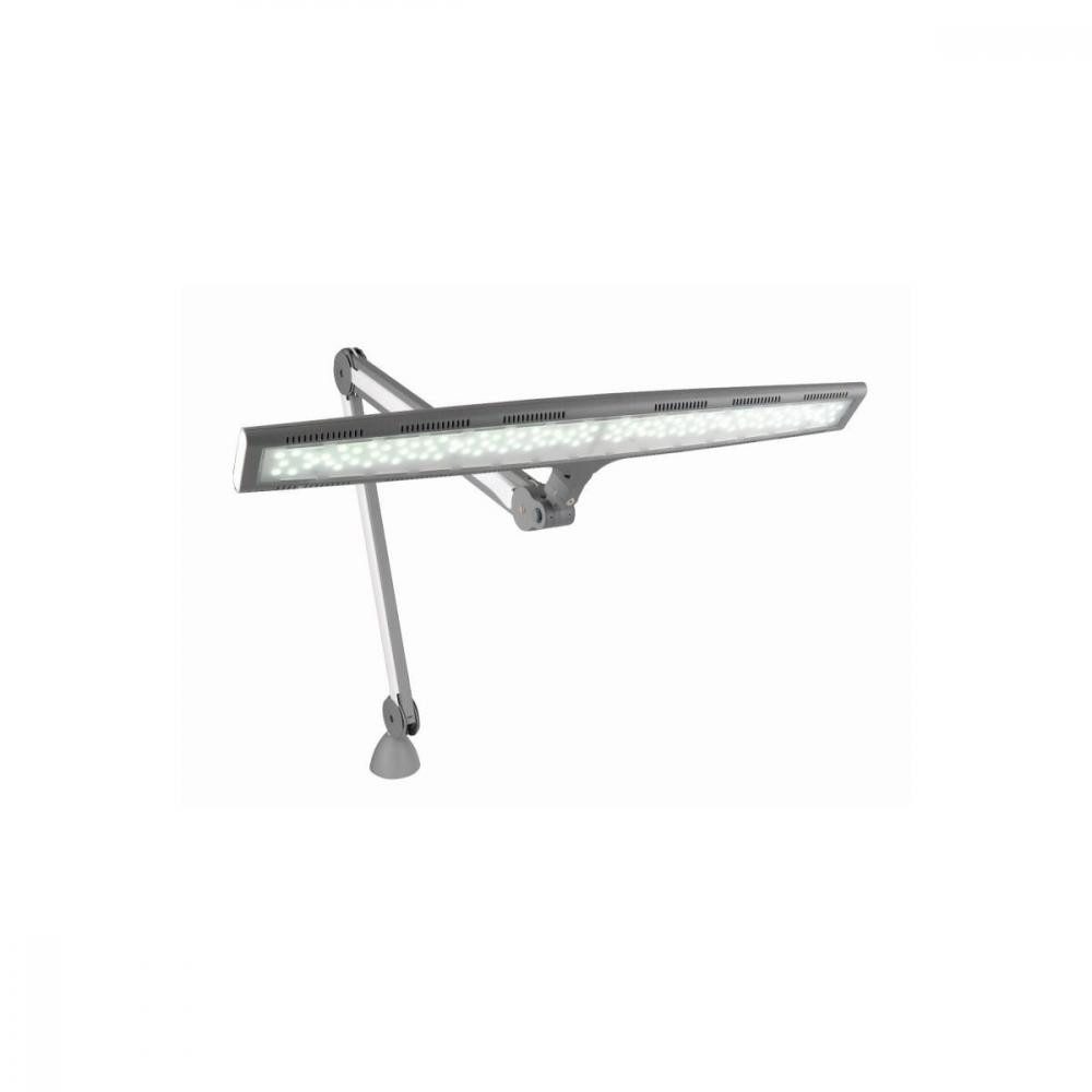 Daylight LED Arbeitsleuchte - Luminos LED Arbeitsplatzlicht Klemmbefestigung / dimmbar, dimmbar, LED fest integriert, Tageslichtweiß