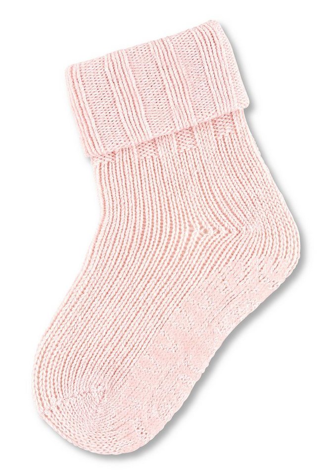 Sterntaler® ABS-Socken Fliesen Flitzer Umschlag Wolle