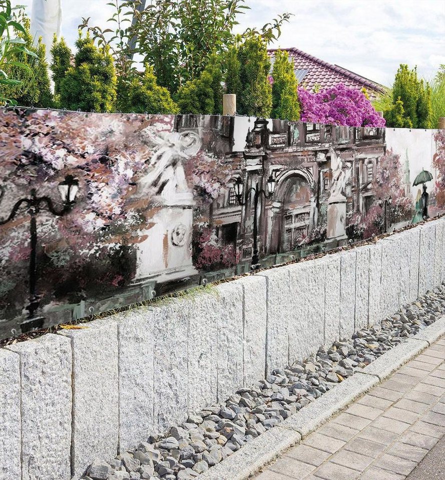Thumbnail - MyMaxxi Sichtschutzzaunmatten Zaunbanner Berliner Romantik Sichtschutz Garten Zaun