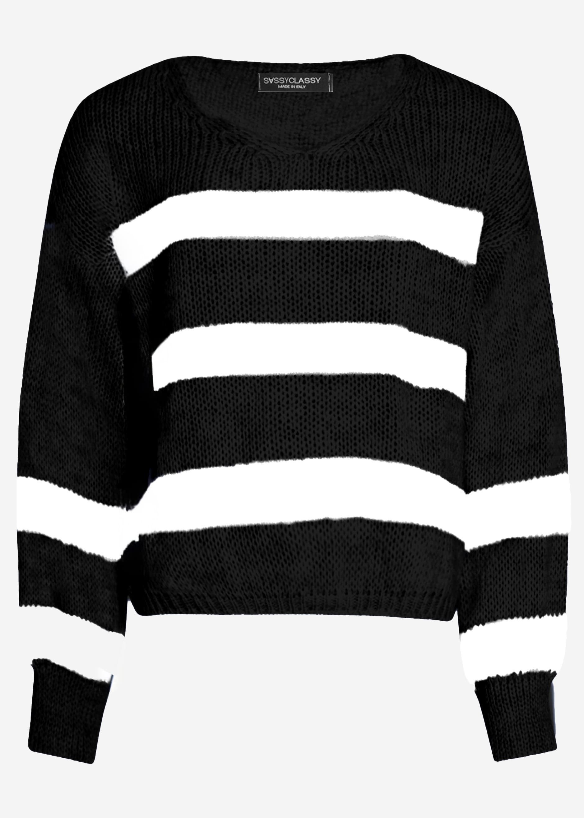 SASSYCLASSY Strickpullover Oversize Pullover Damen mit günstig online kaufen