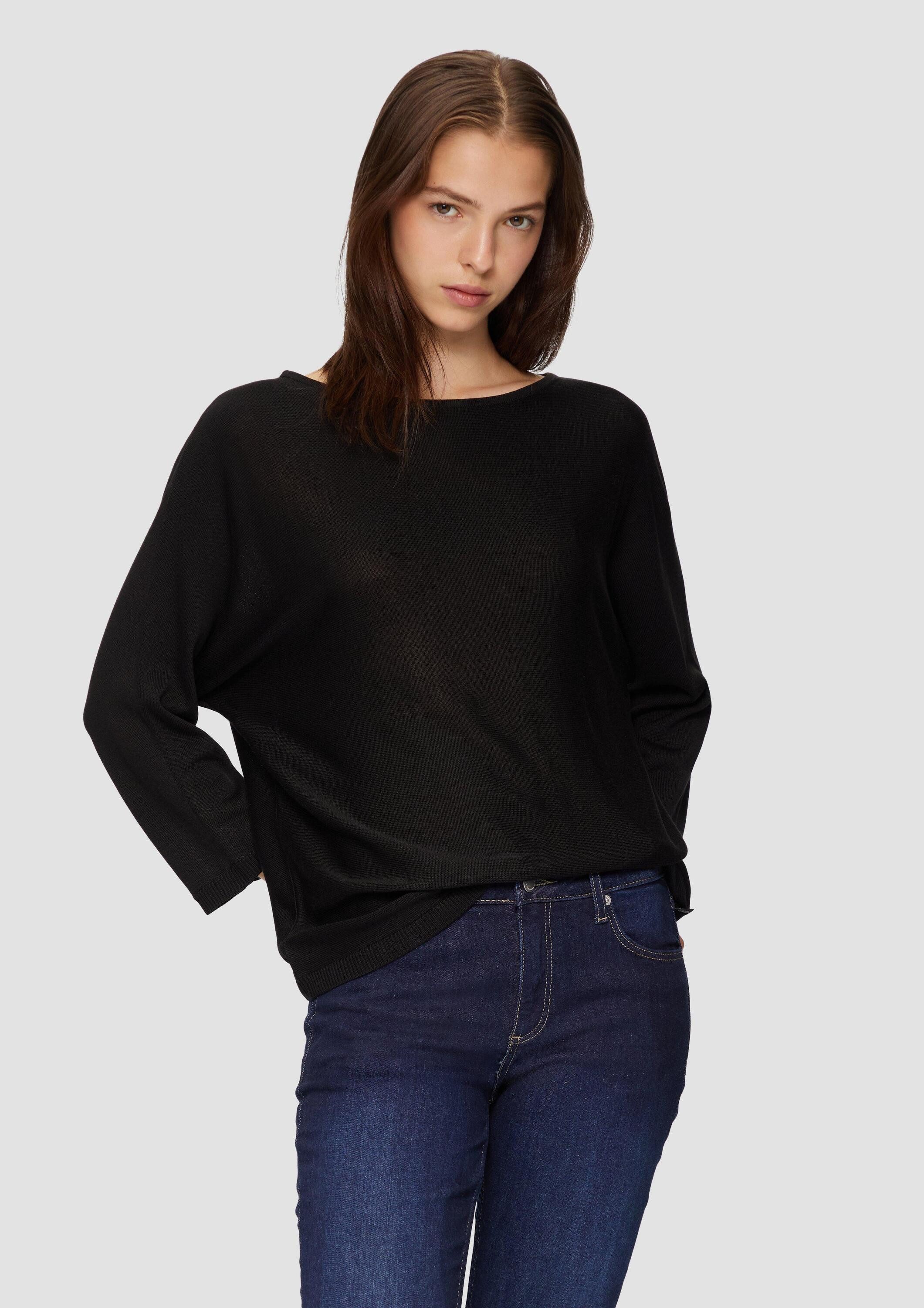 QS 3/4 Arm-Pullover Strickpullover Strickpullover mit günstig online kaufen