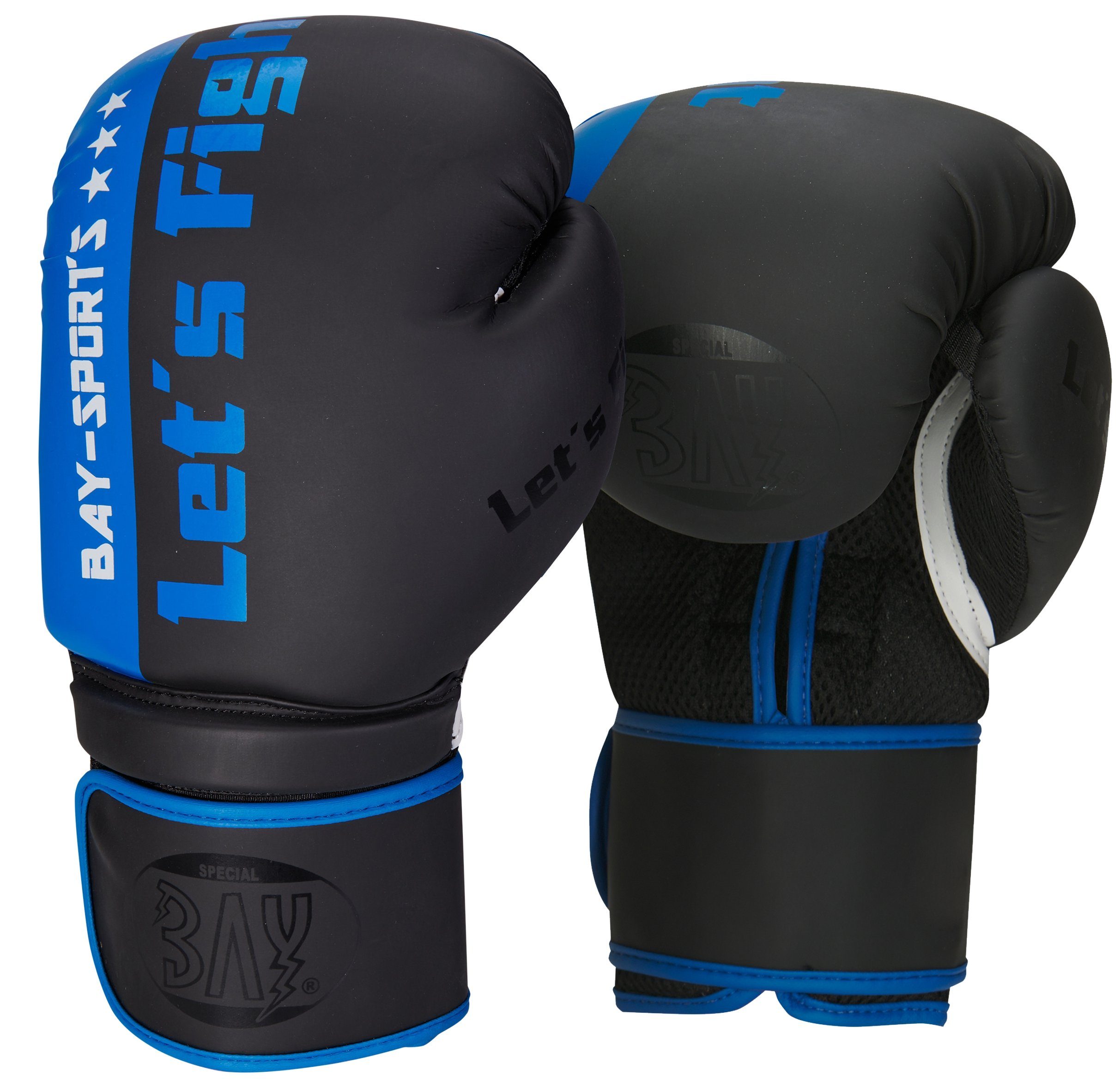 blau Lets Mesh Box-Handschuhe Kickboxe Fight Boxhandschuhe Boxen BAY-Sports