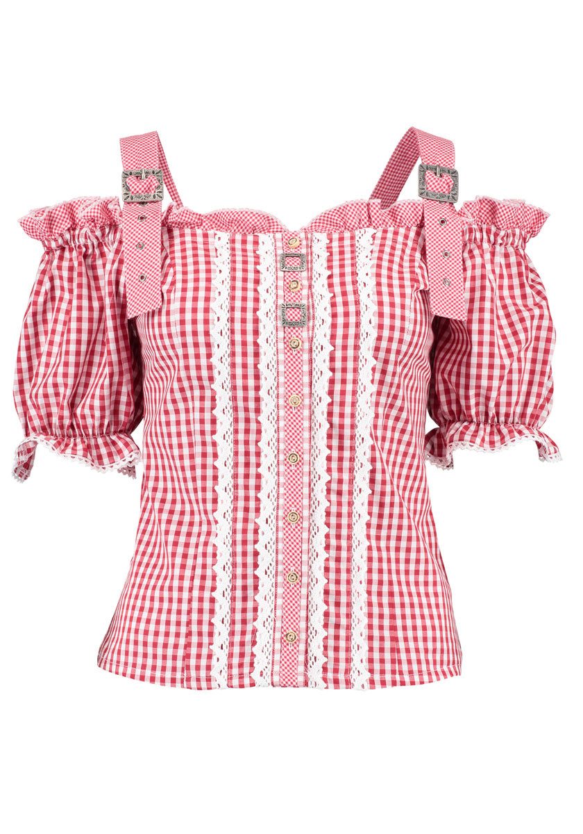 OS Trachten Trachtenbluse Ximira Tailliert, Bluse günstig online kaufen