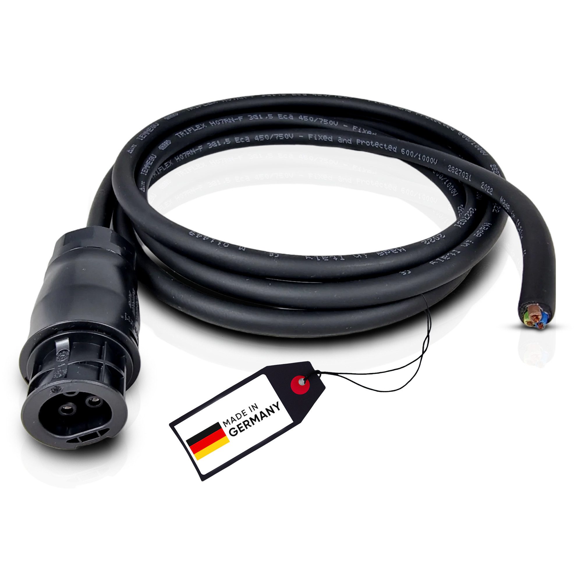 SolX Anschlusskabel Betteri Buchse BC01 PV Solar Balkonkraftwerk Solarkabel, (100 cm), Made in Germany