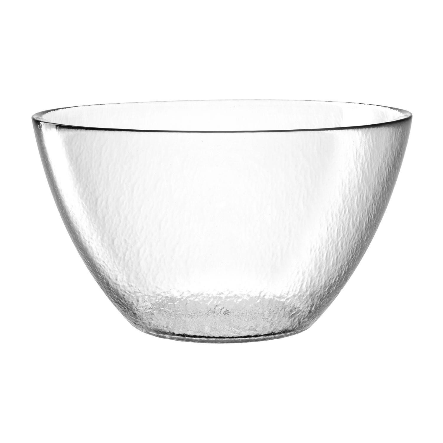 LEONARDO Schale Dessertschale ATTIVO, Ø 21,5 cm, Transparent, Glas, (1-tlg), Spülmaschinengeeignet