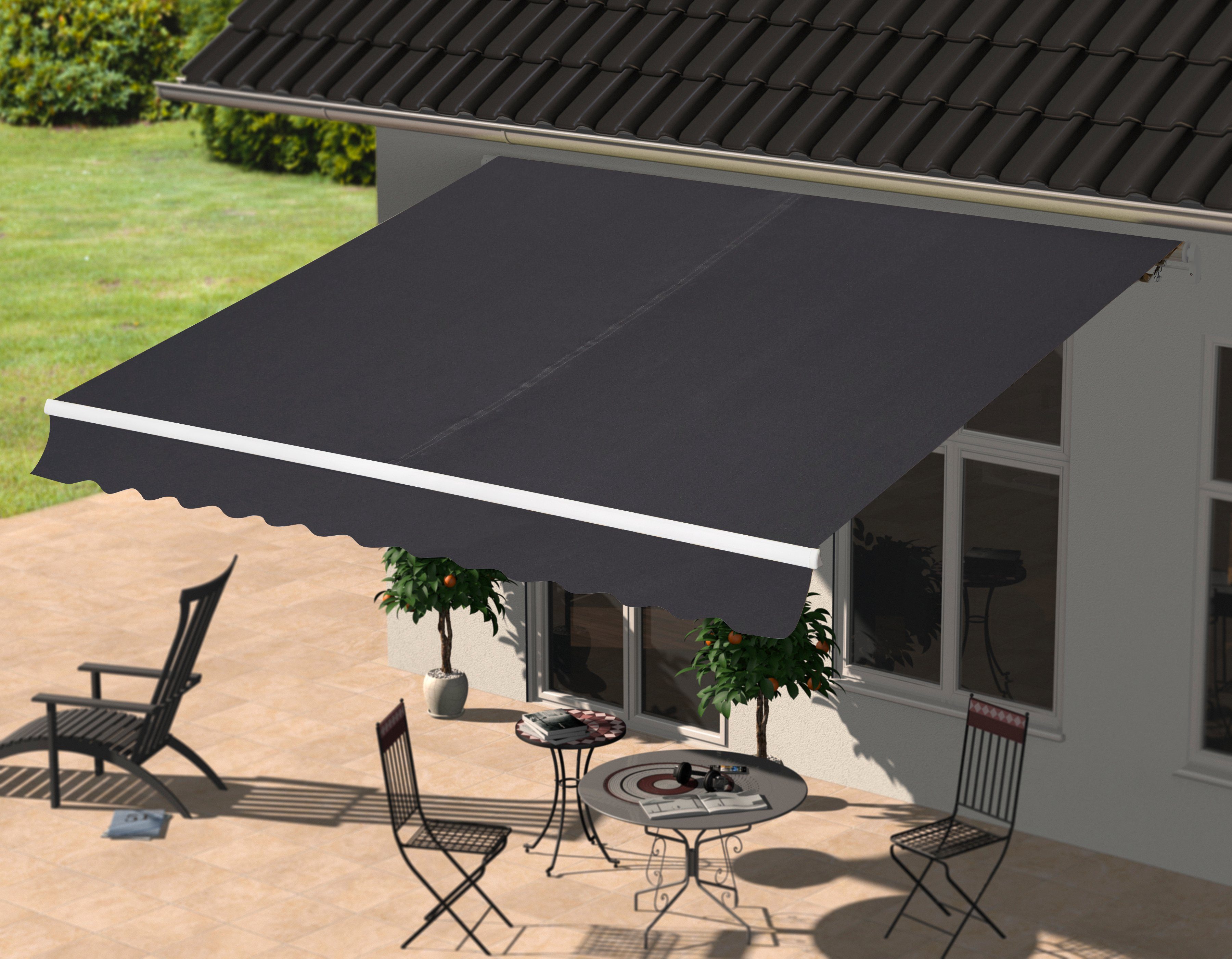 KONIFERA Gelenkarmmarkise Breite/Ausfall: 250 x 200 cm, Neigungswinkel vers günstig online kaufen