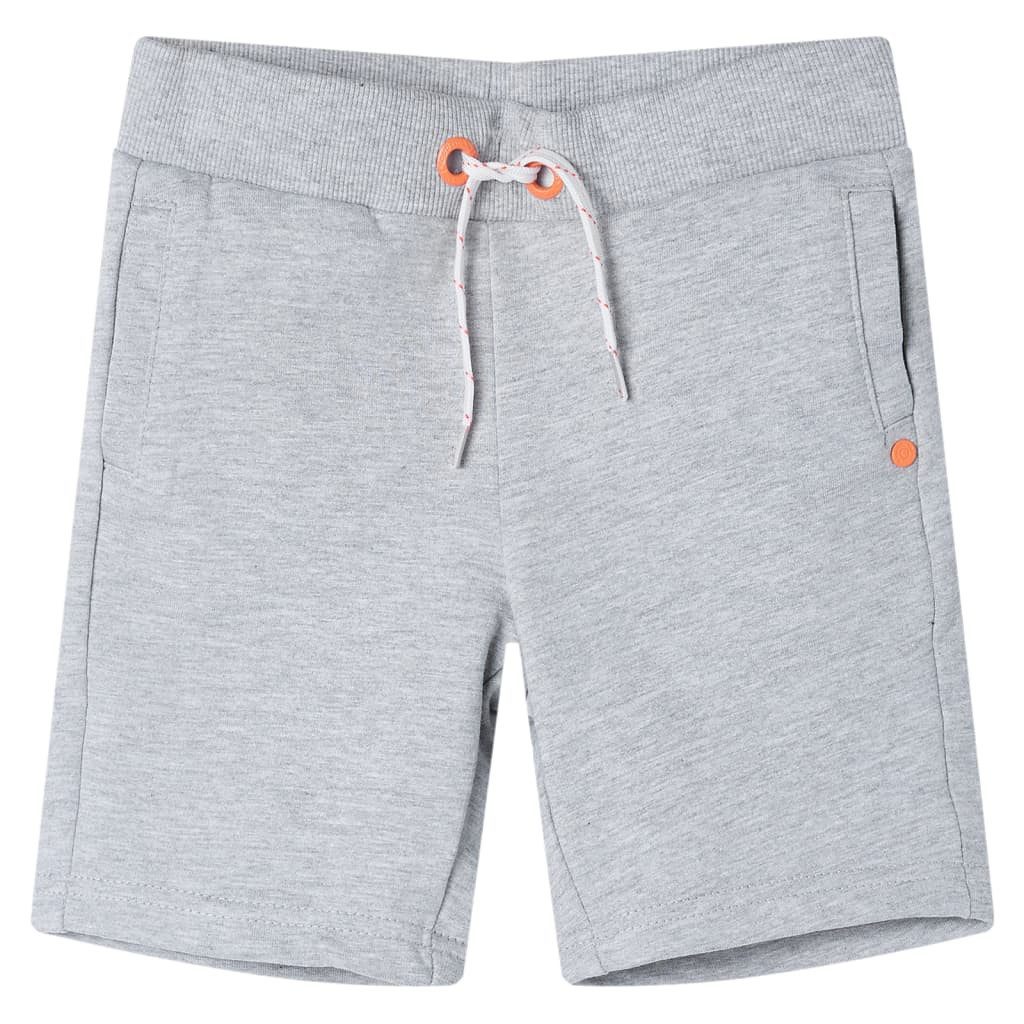 Trainingshose Kindershorts mit Kordelzug Marineblau 104
