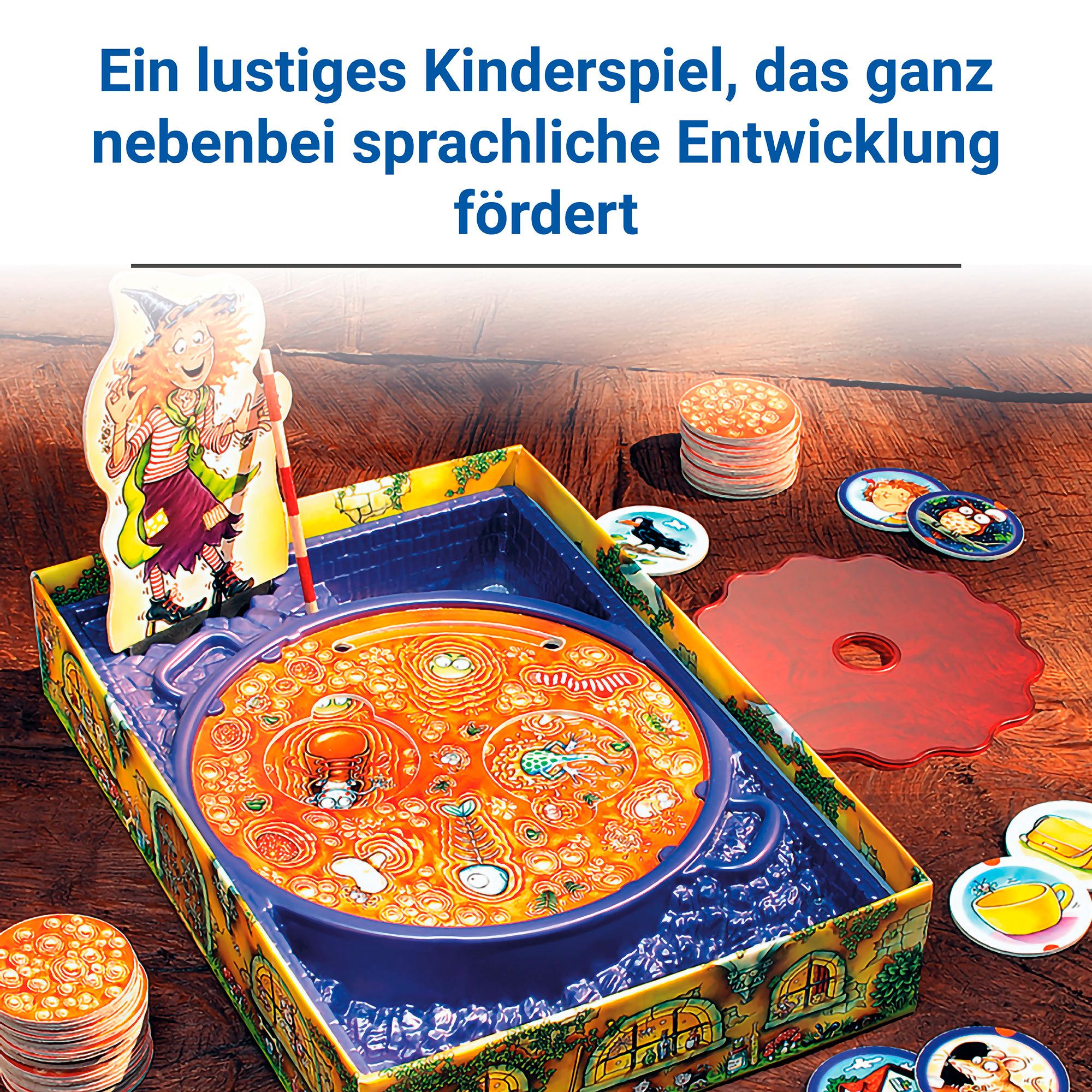 Ravensburger Spiel Die freche Sprech-Hexe, Made in Europe