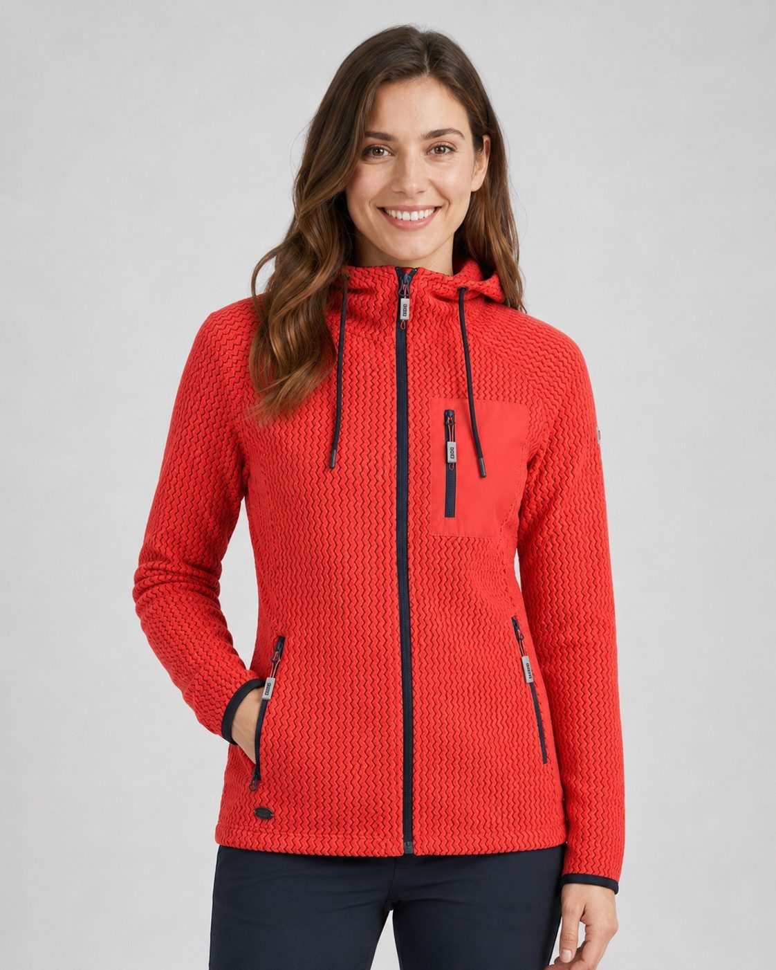 LPO Fleecejacke WEYA CS Midlayer, Funktionsjacke Zig-Zag Airfleece