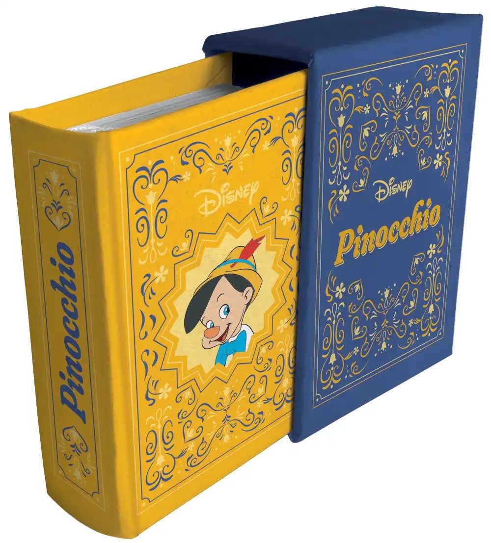 Disney Verbandbuch Disney Pinocchio Miniatur Buch Ausgabe 30 - Gold-Lack SammlerEdition