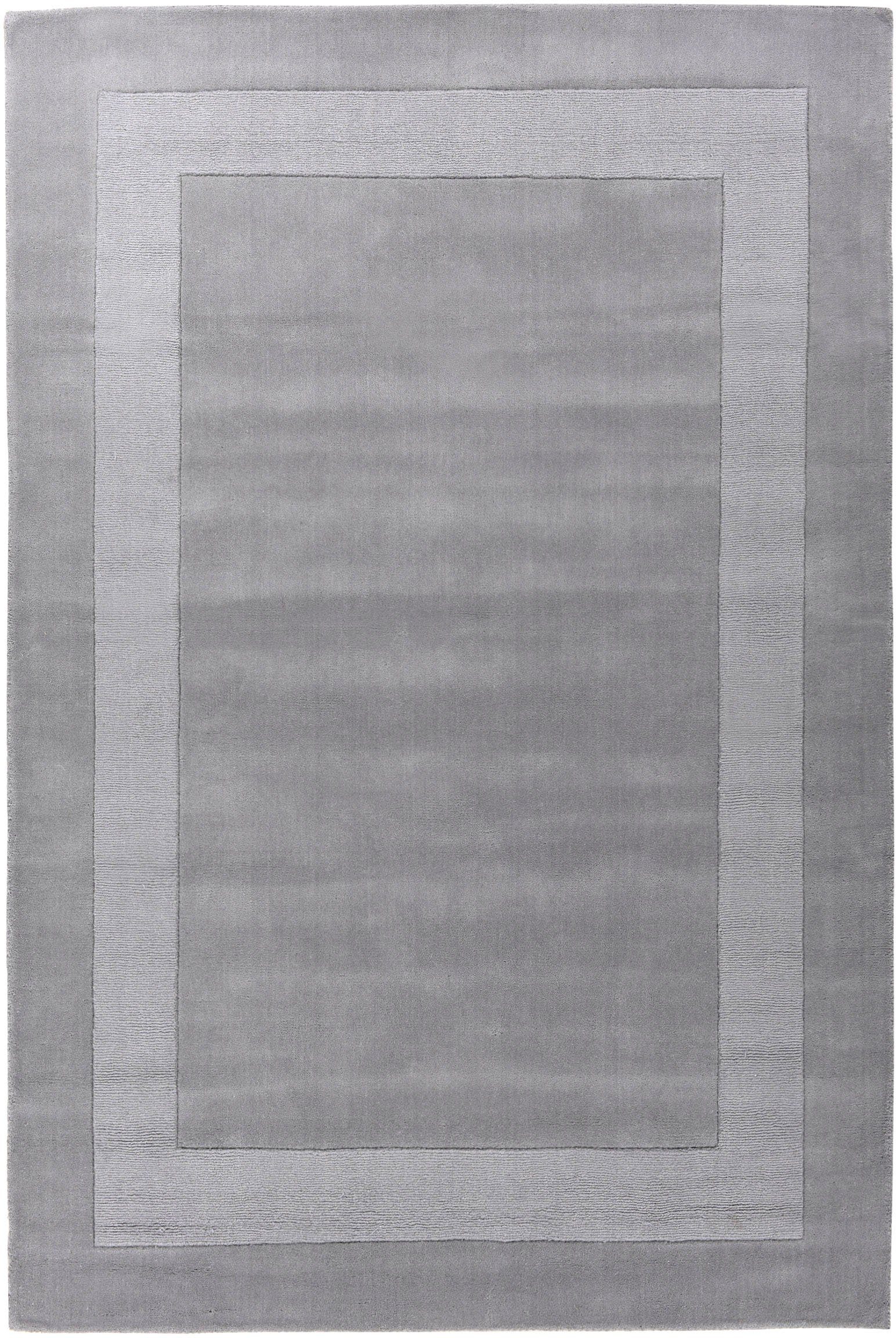 THEKO Wollteppich "USEDOM 8301" rechteckig 11 mm Höhe Uni Farben, reine Wol günstig online kaufen