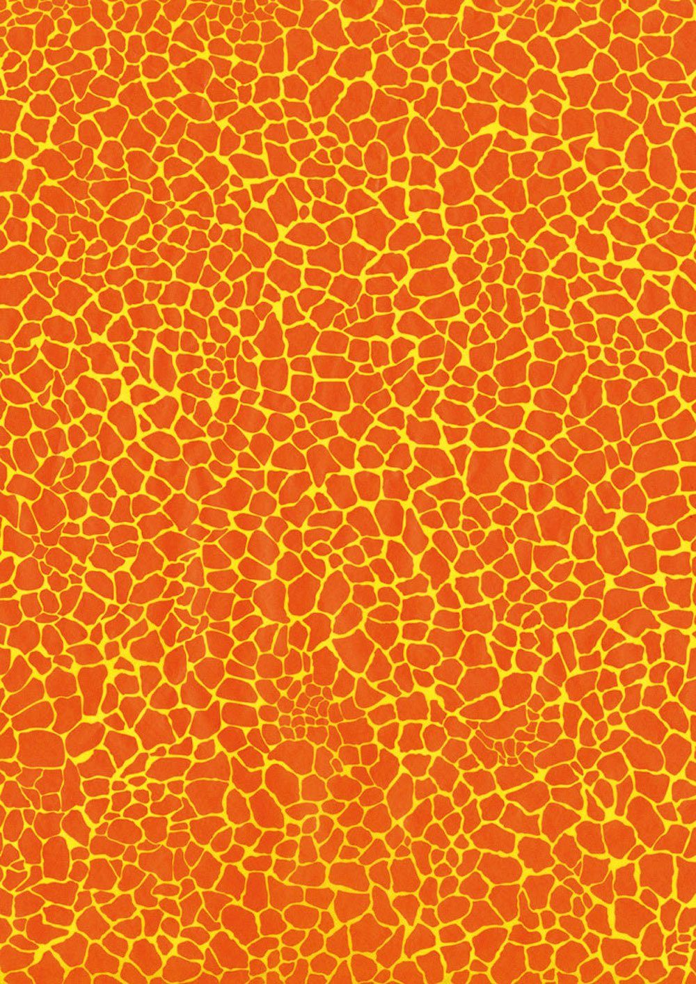 H-Erzmade Zeichenpapier Décopatch-Papier 532 Mosaik orange/gelb, 30 x 40