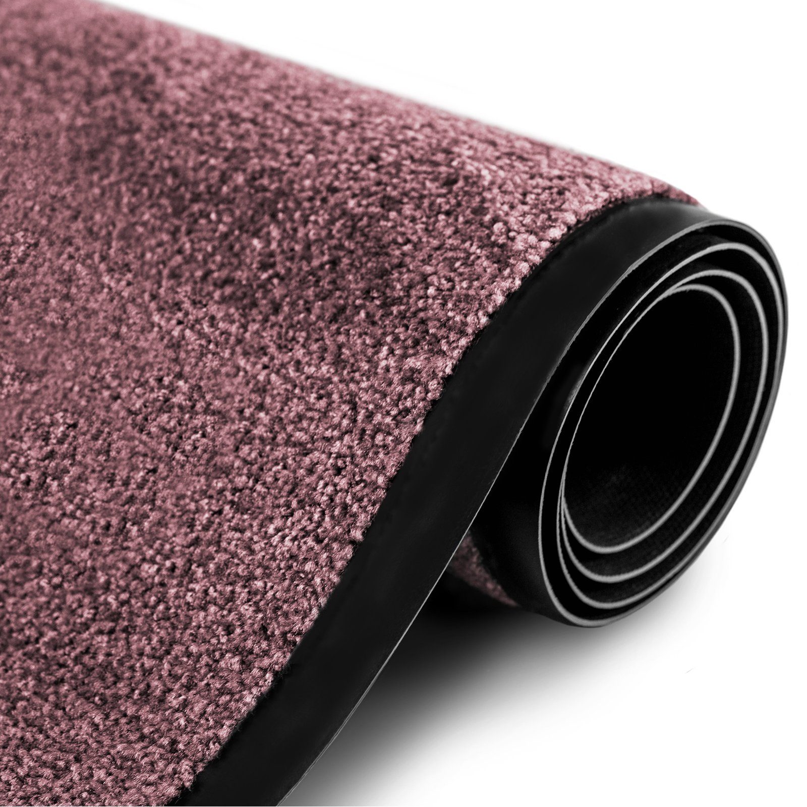 Fußmatte Rhine, waschbare vielen Größen Life, Your & Fußmatte leistungsstarke Höhe: Color Rückseite, rechteckig, Rutschfester 6 Erhältlich mm, Prune Purple mit in