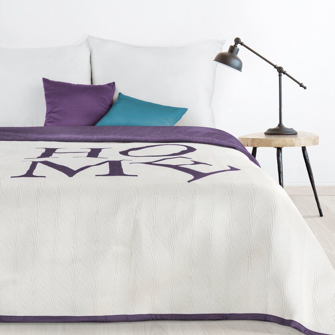 Eurofirany Tagesdecke JACQUARD, Zweiseitige Decke Bettüberwurf 220X240 240x günstig online kaufen